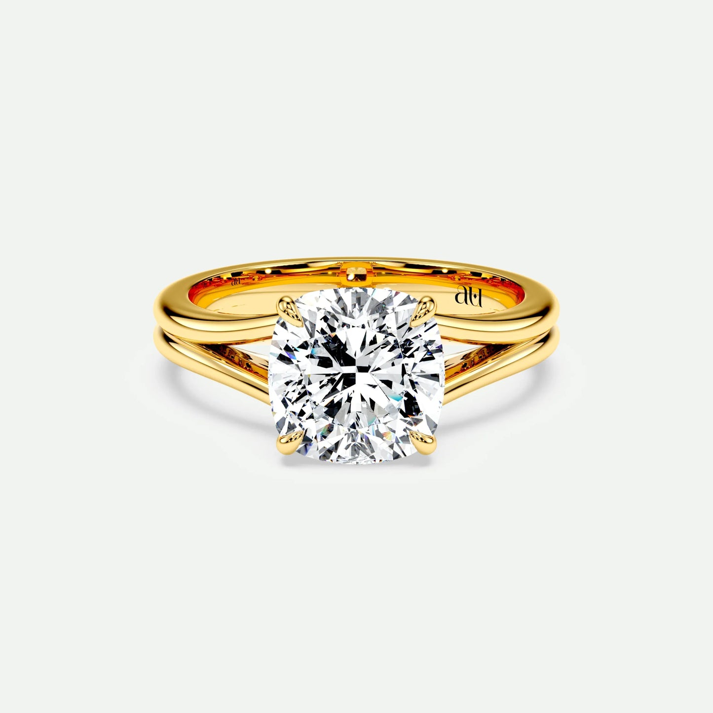 Cushion - Silver (Yellow Gold)