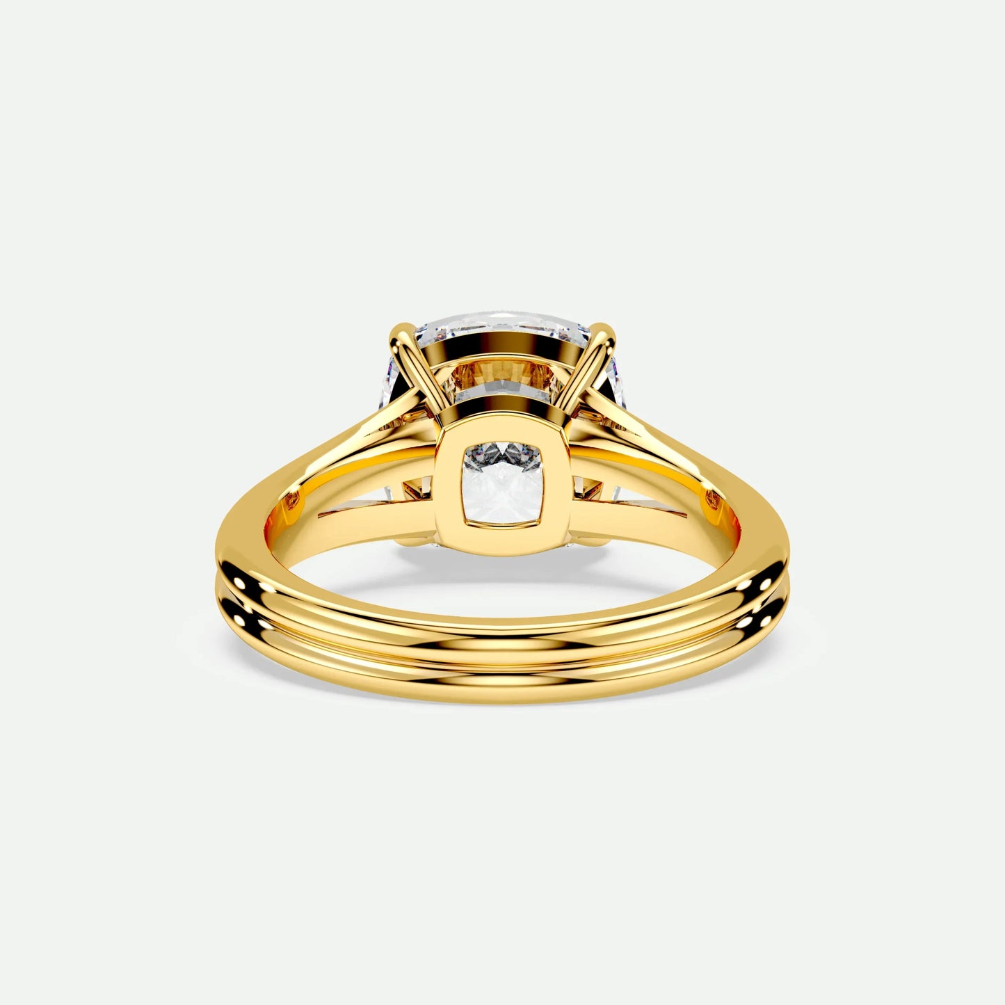 Cushion - Silver (Yellow Gold)