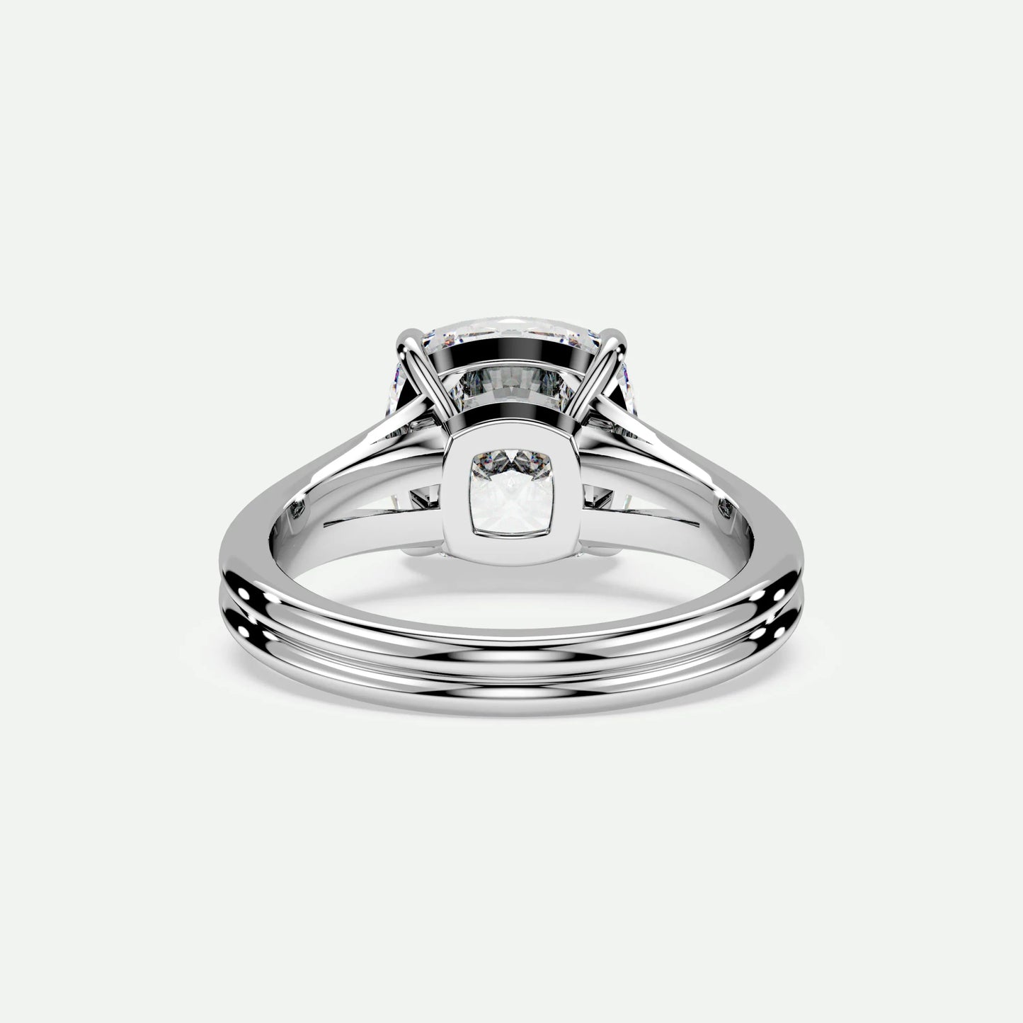 Cushion - Silver (White Gold)