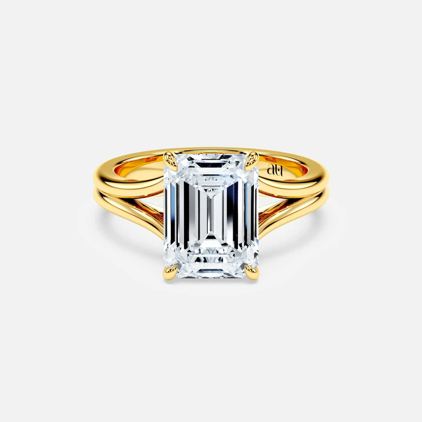 Emerald - Silver (Yellow Gold)