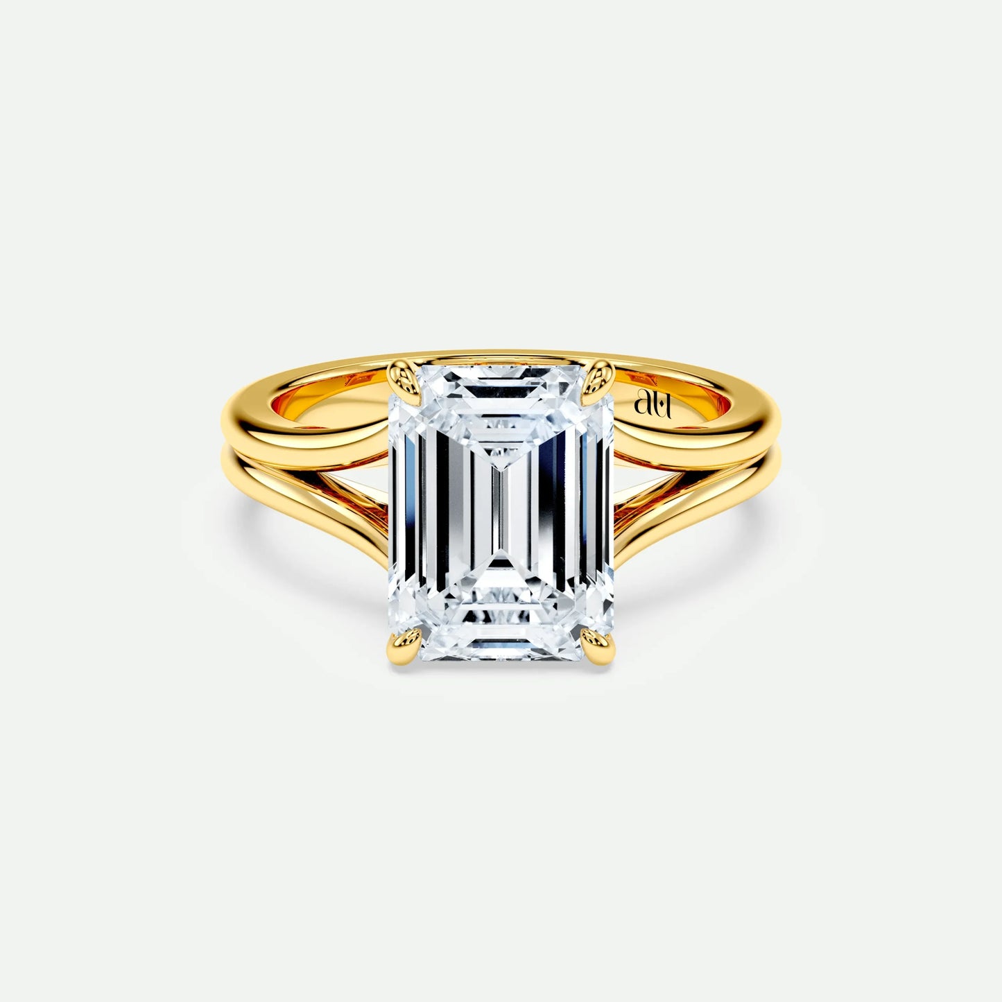 Emerald - Silver (Yellow Gold)