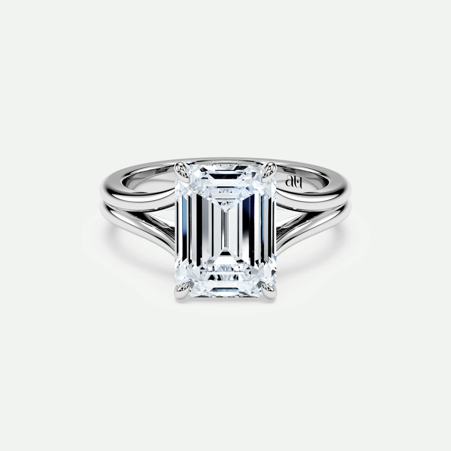 Emerald - Silver (White Gold)