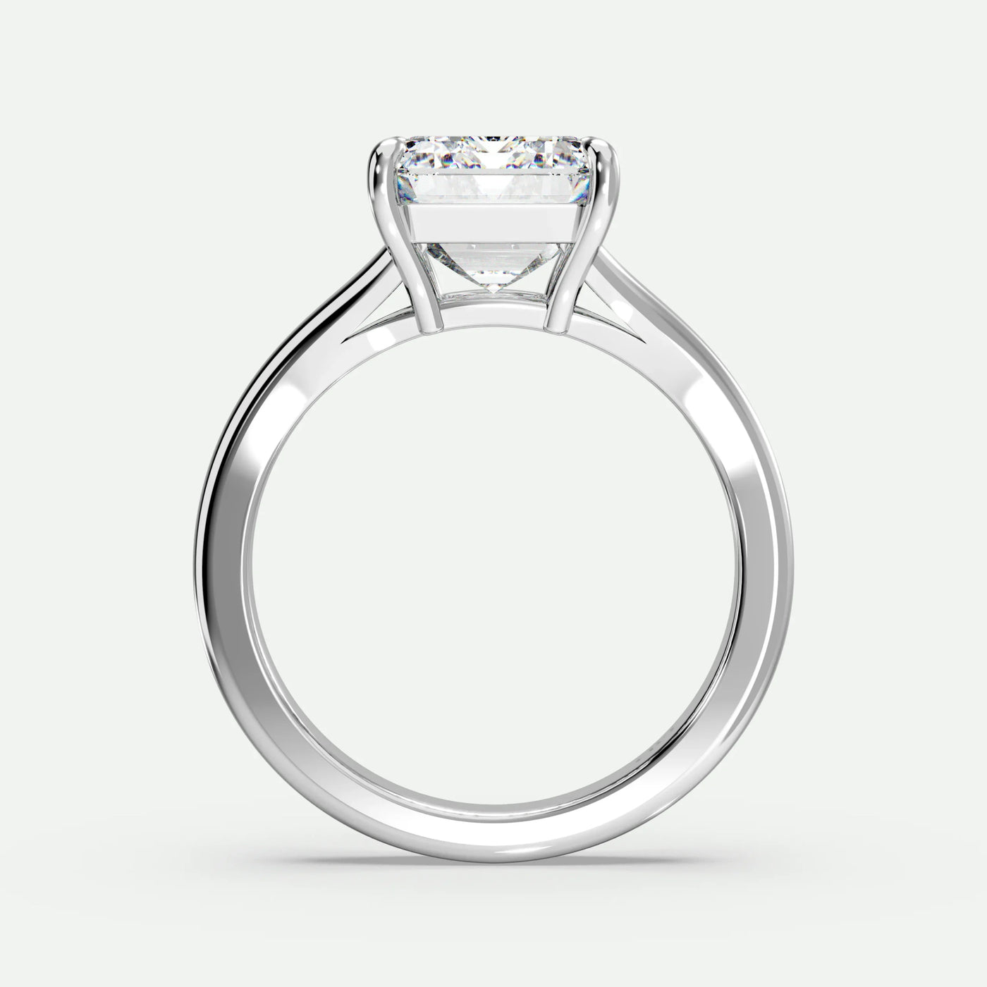 Emerald - Silver (White Gold)