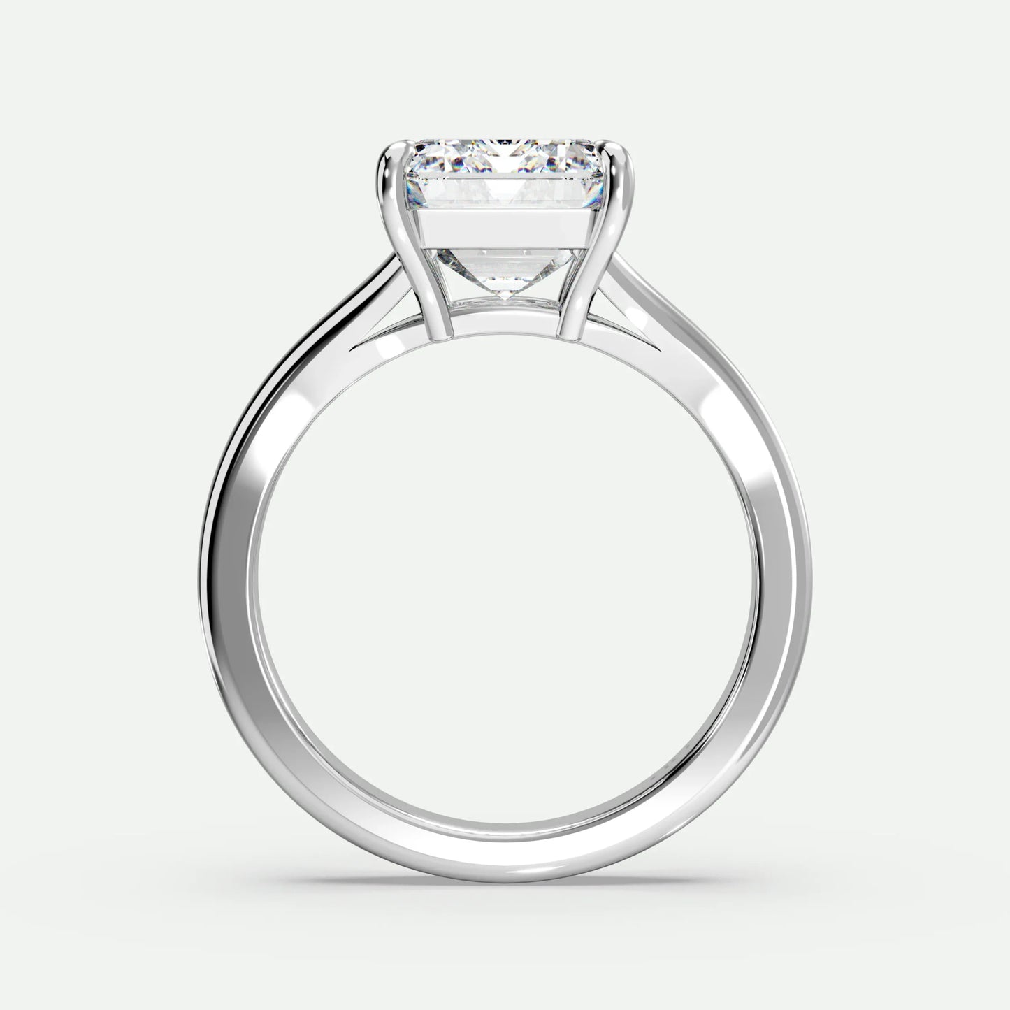 Emerald - Silver (White Gold)