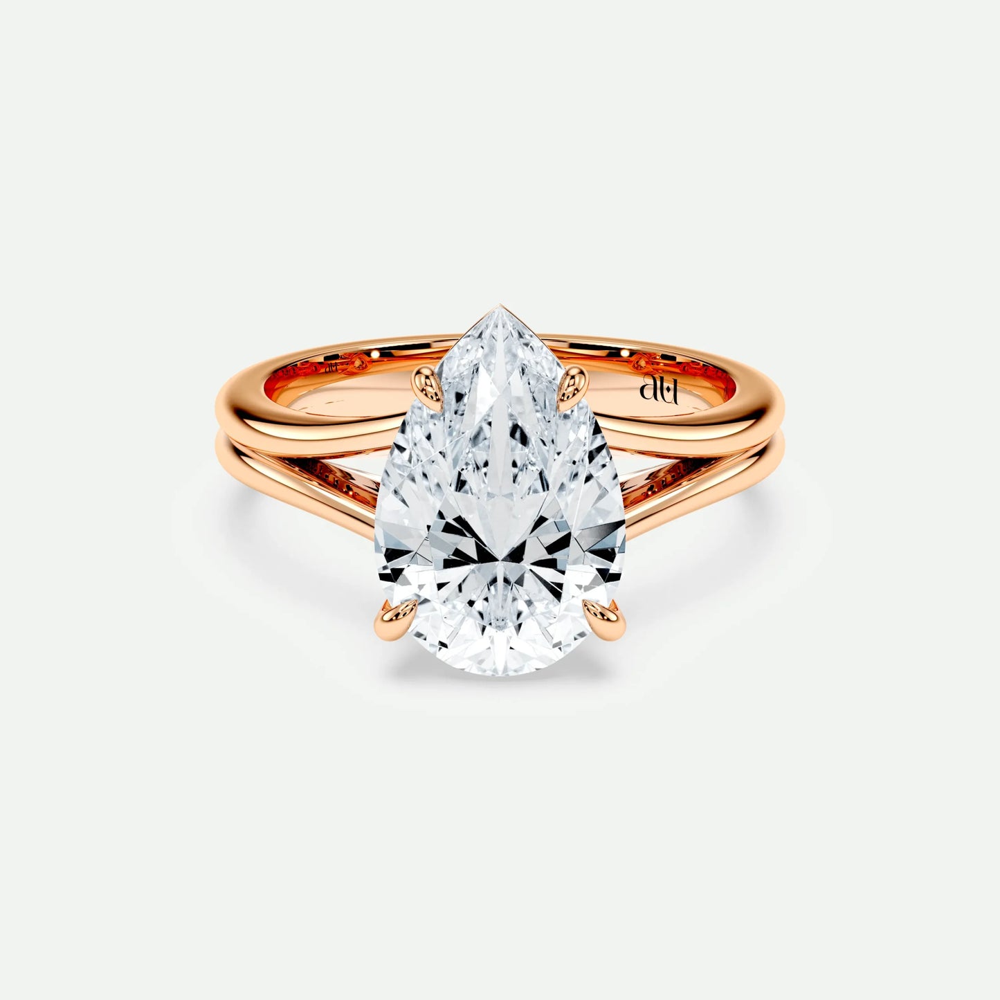 Pear - Silver (Rose Gold)