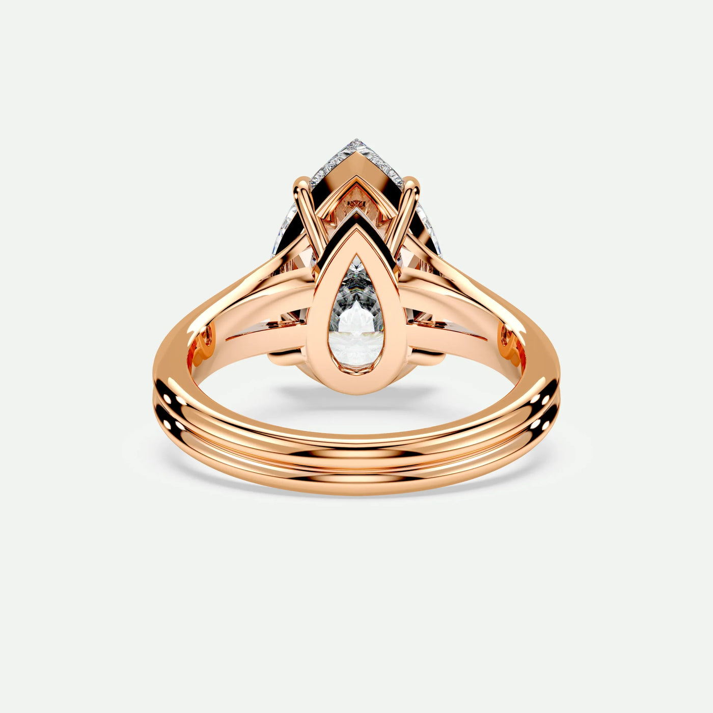 Pear - Silver (Rose Gold)