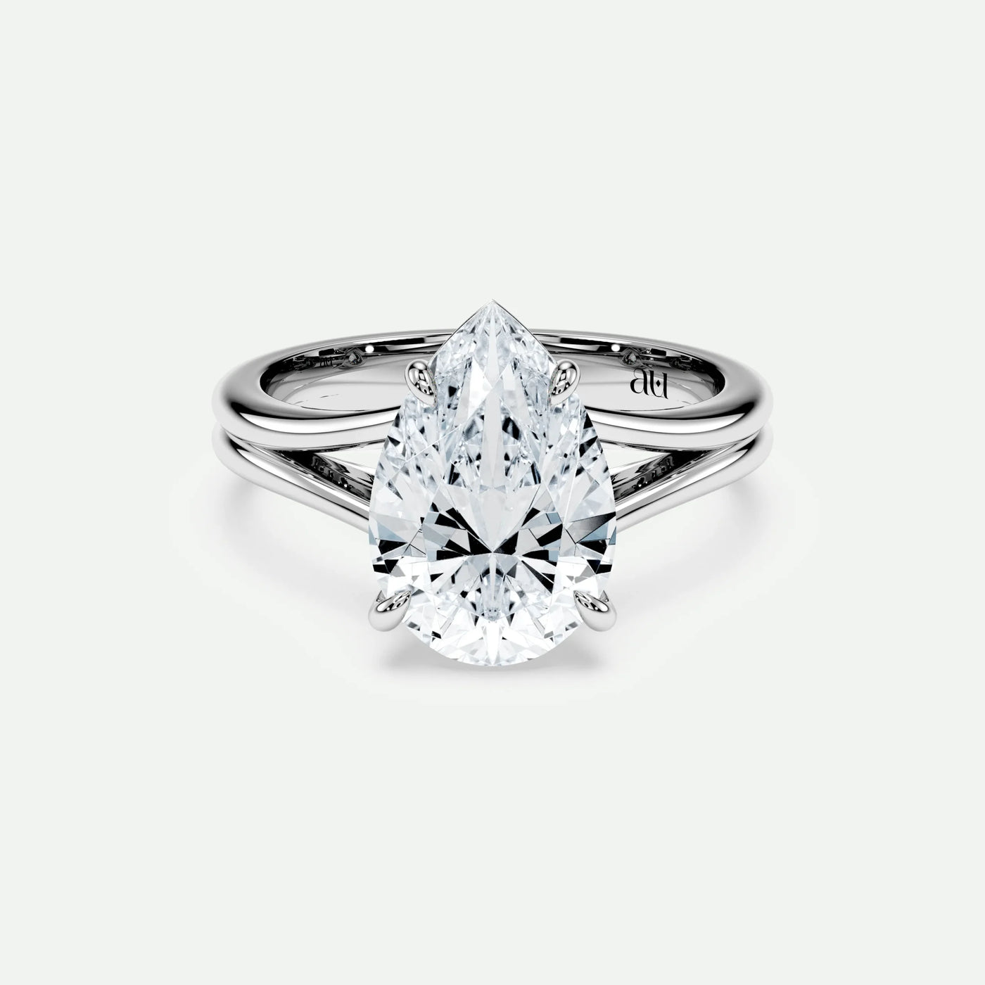 Pear - Silver (White Gold)