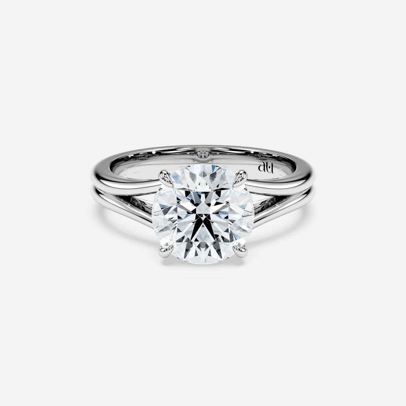 Round - Silver (White Gold)