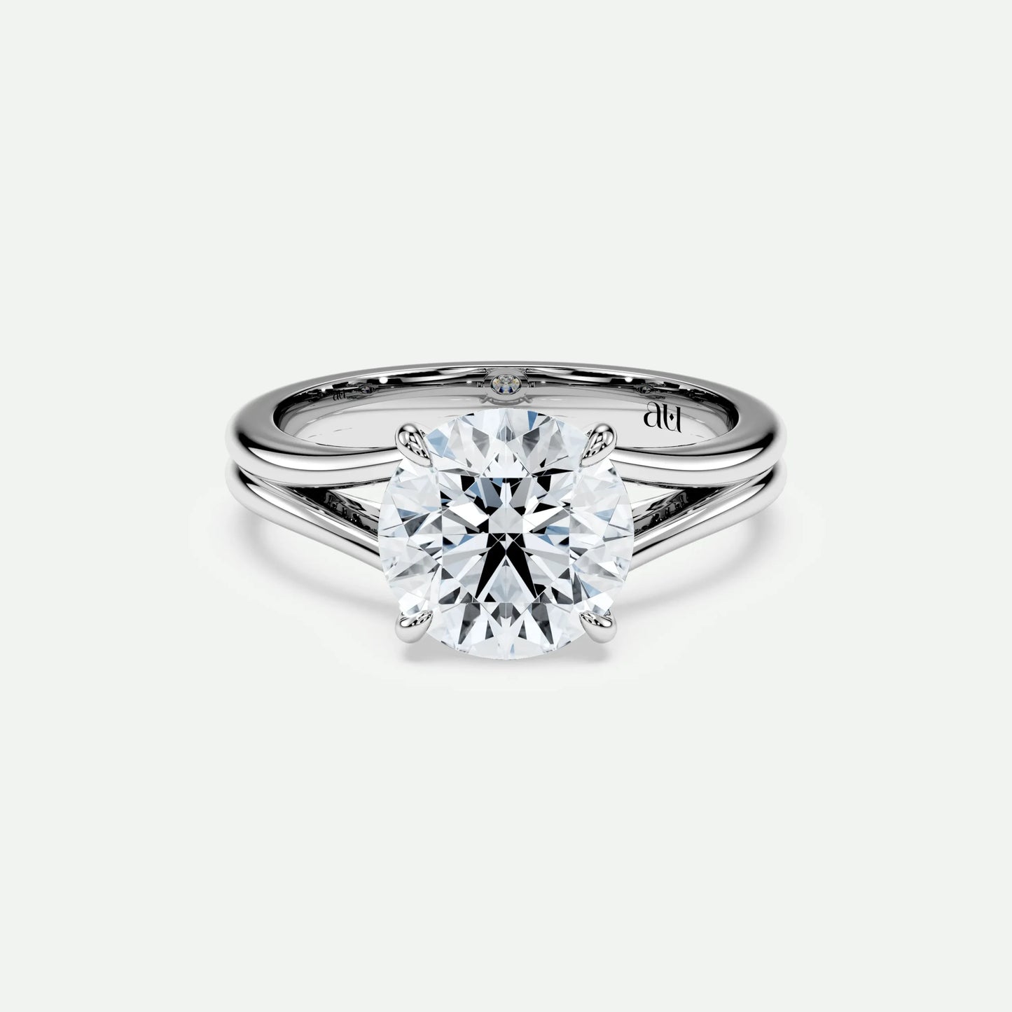 Round - Silver (White Gold)