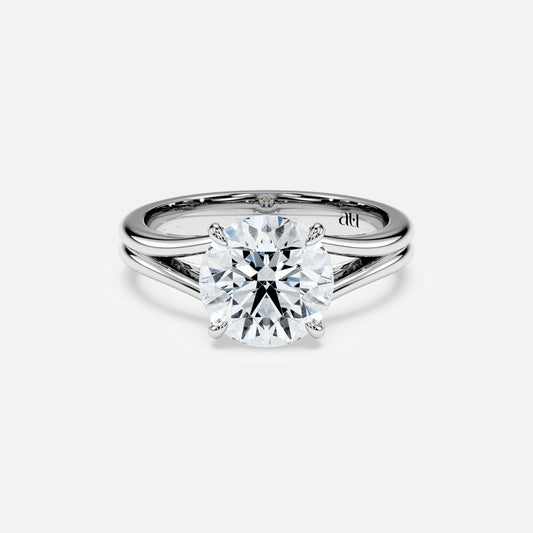 Round - Silver (White Gold)