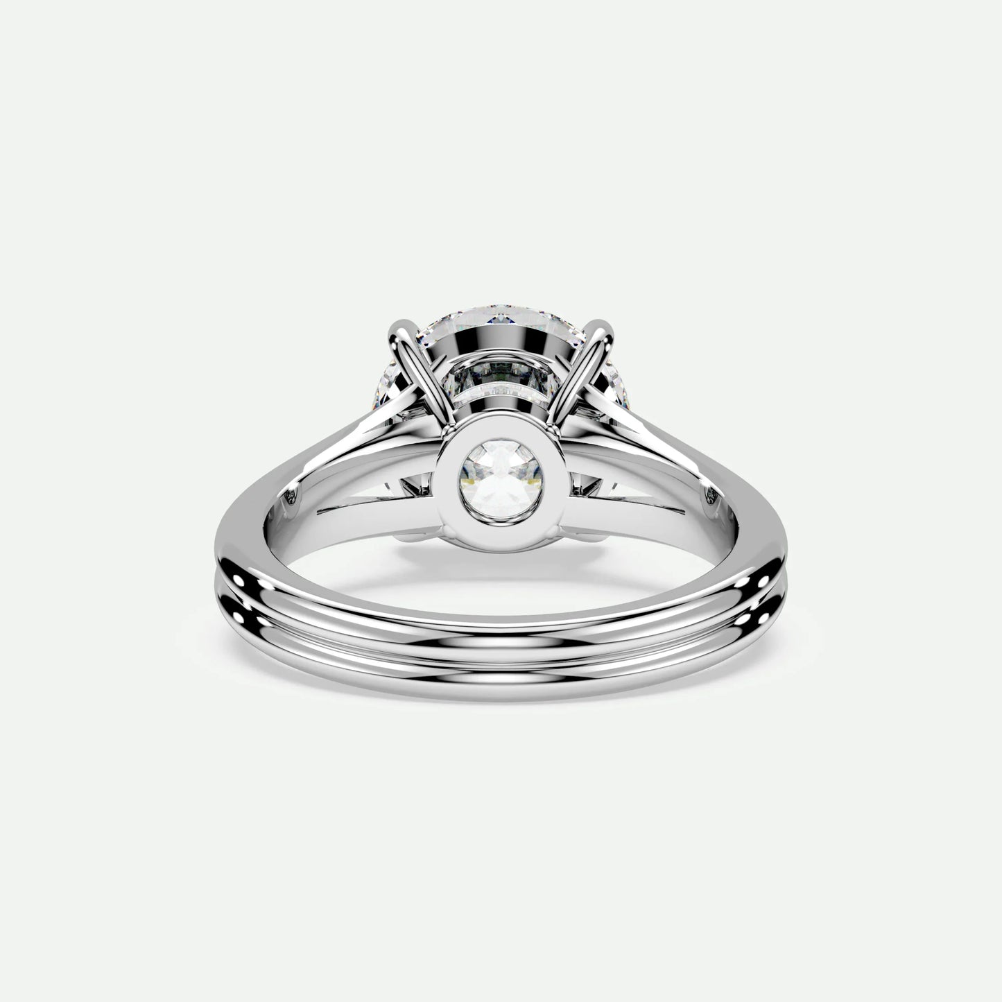 Round - Silver (White Gold)