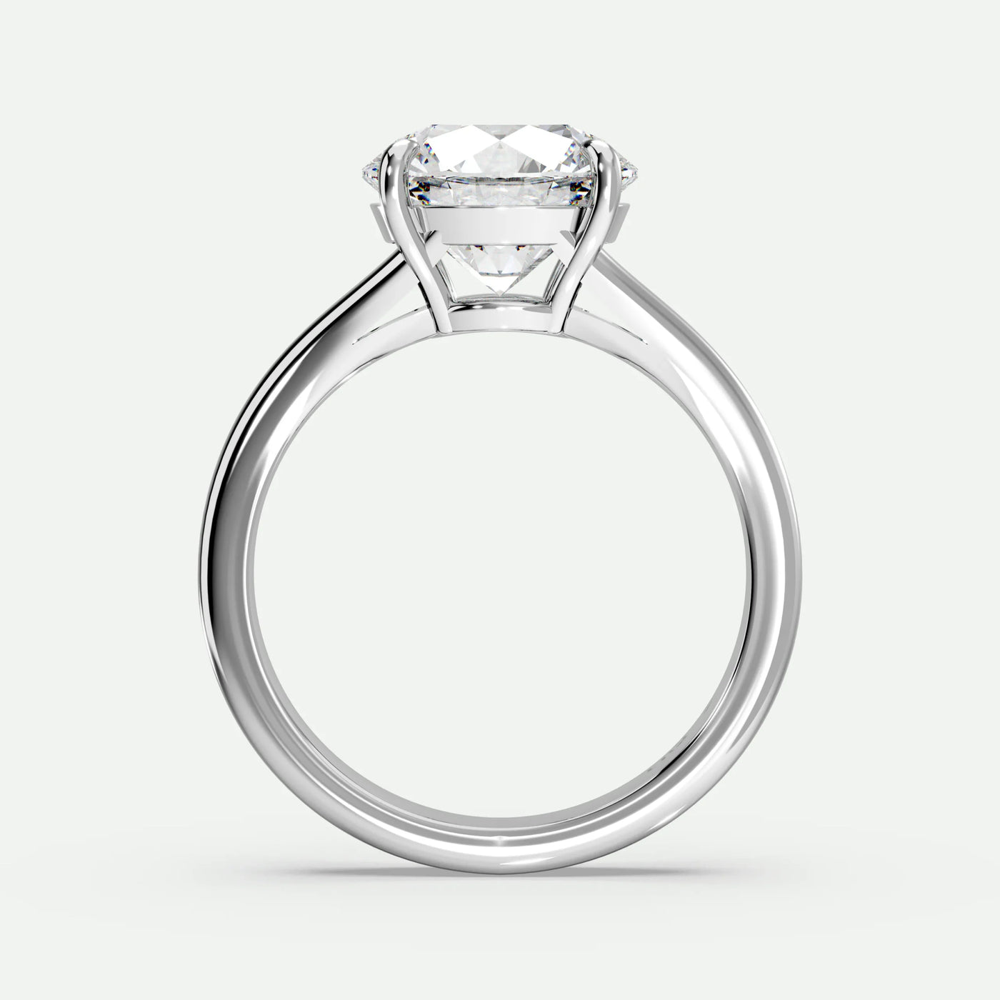 Round - Silver (White Gold)