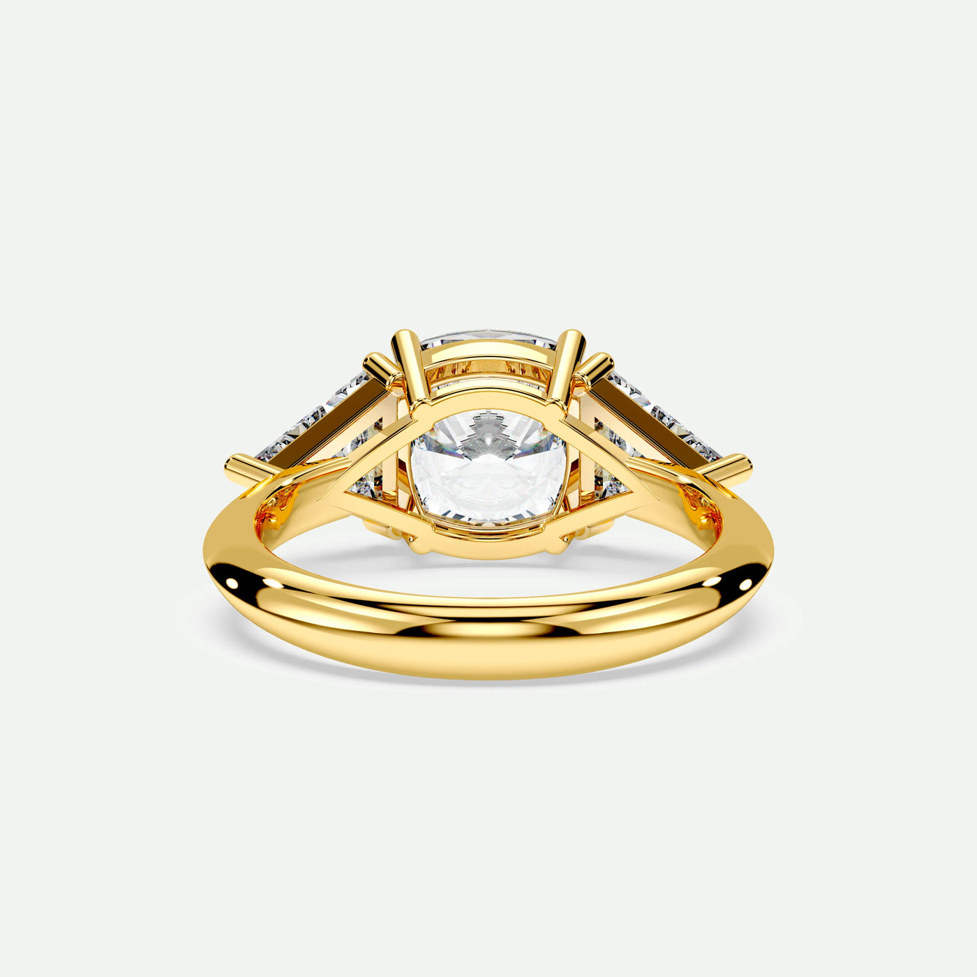 Cushion - Silver (Yellow Gold)