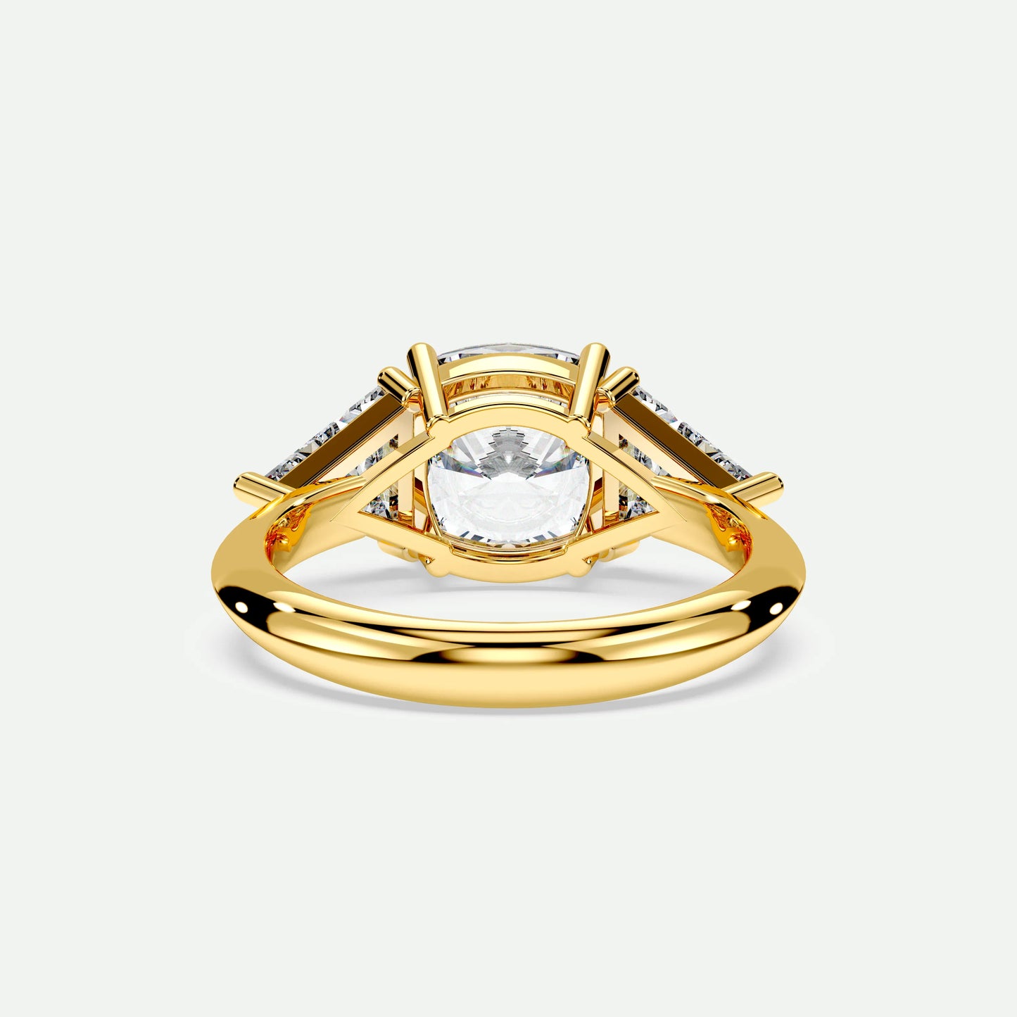 Cushion - Silver (Yellow Gold)