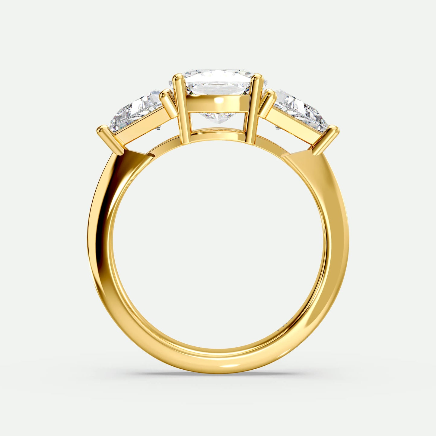 Cushion - Silver (Yellow Gold)
