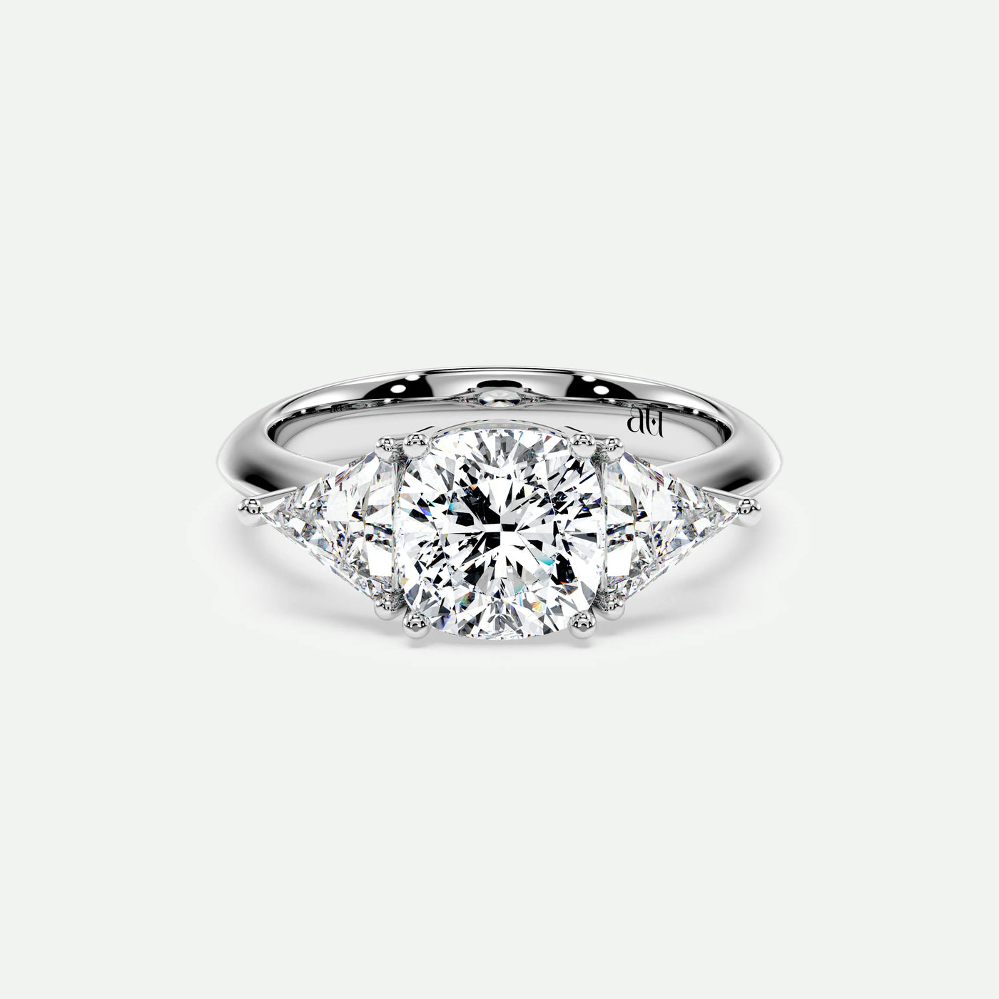 Cushion - Silver (White Gold)