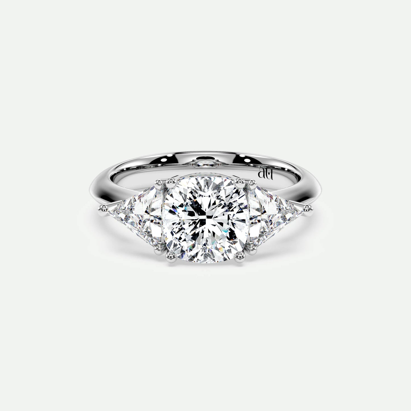 Cushion - Silver (White Gold)