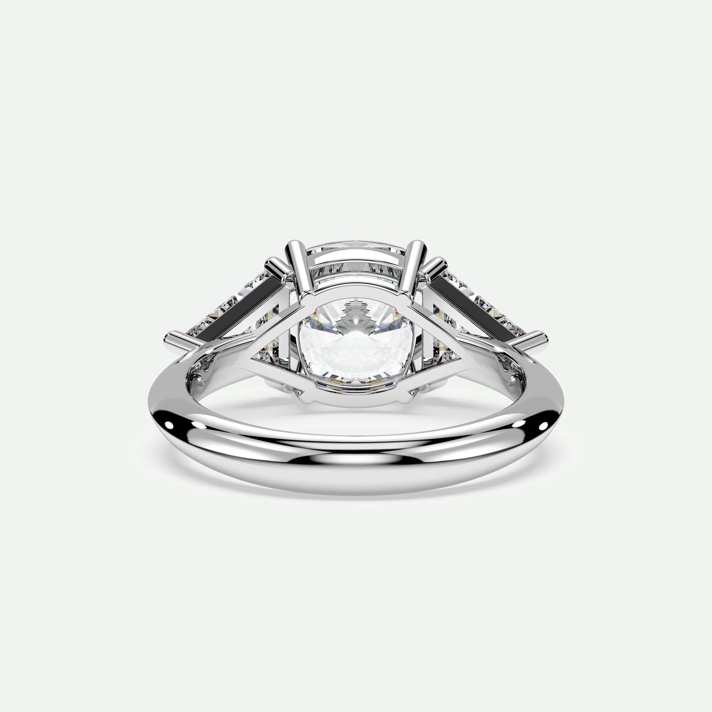Cushion - Silver (White Gold)