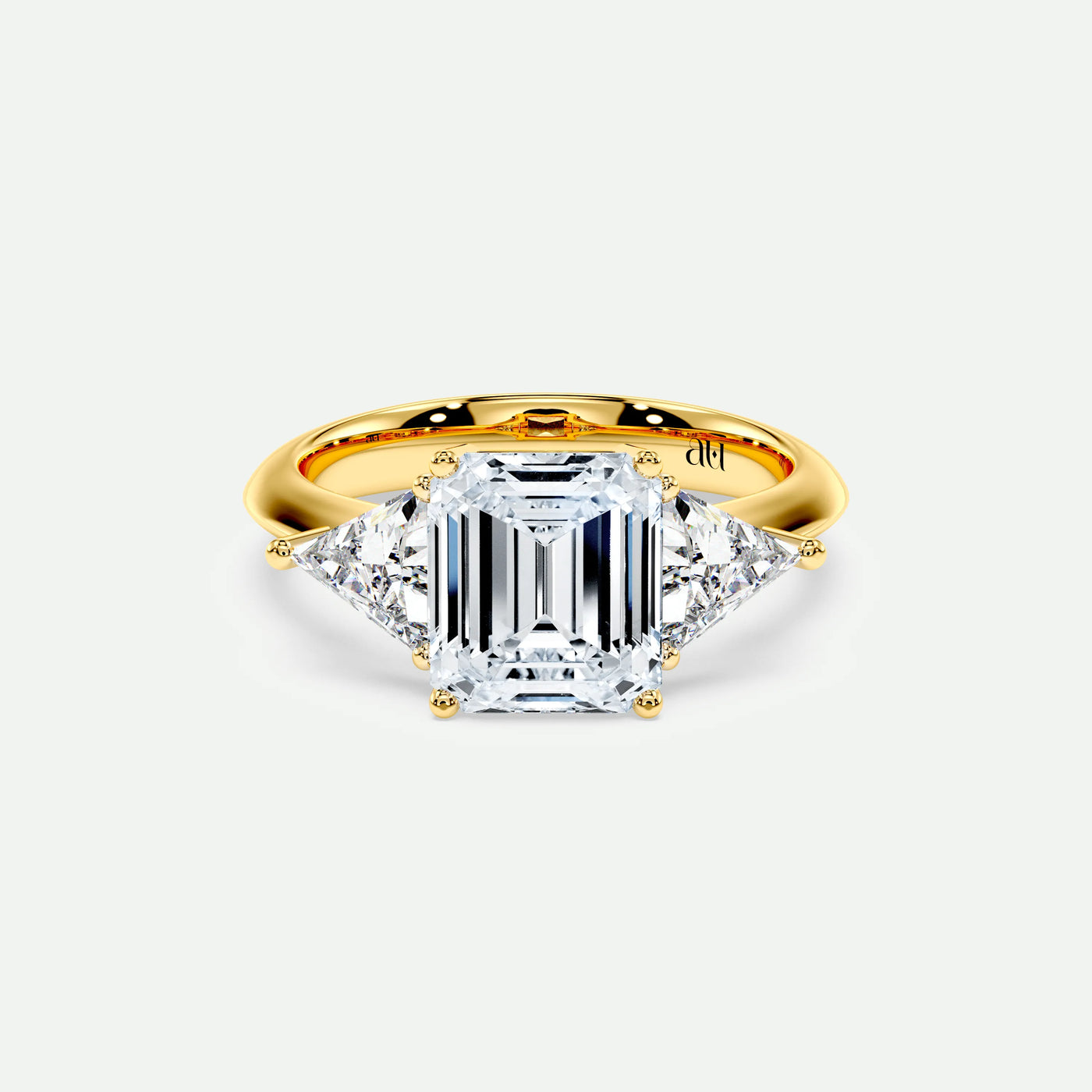 Emerald - Silver (Yellow Gold)