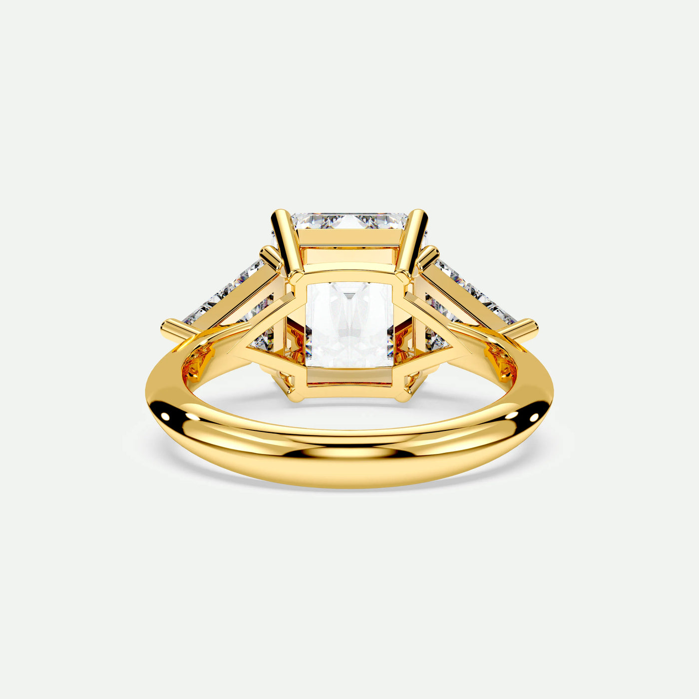 Emerald - Silver (Yellow Gold)