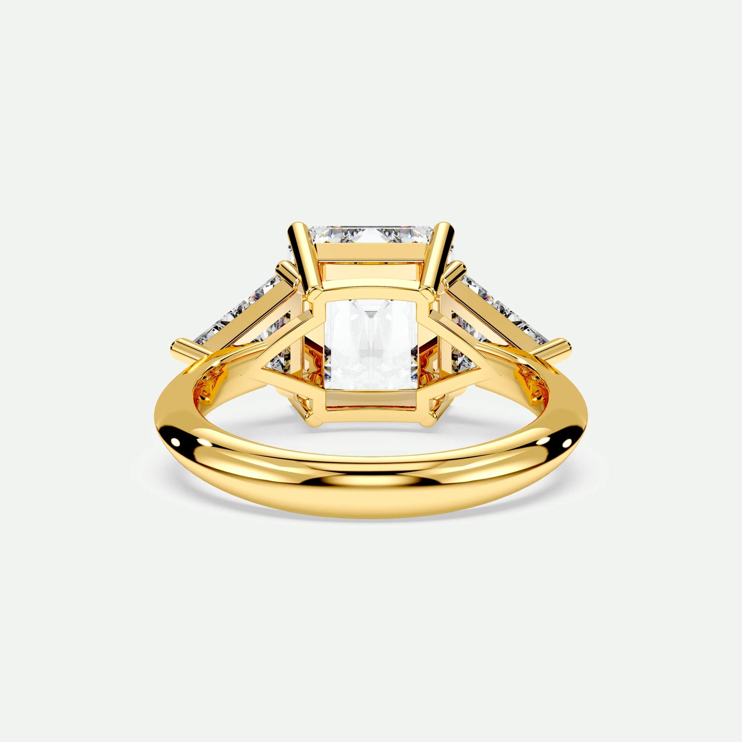Emerald - Silver (Yellow Gold)