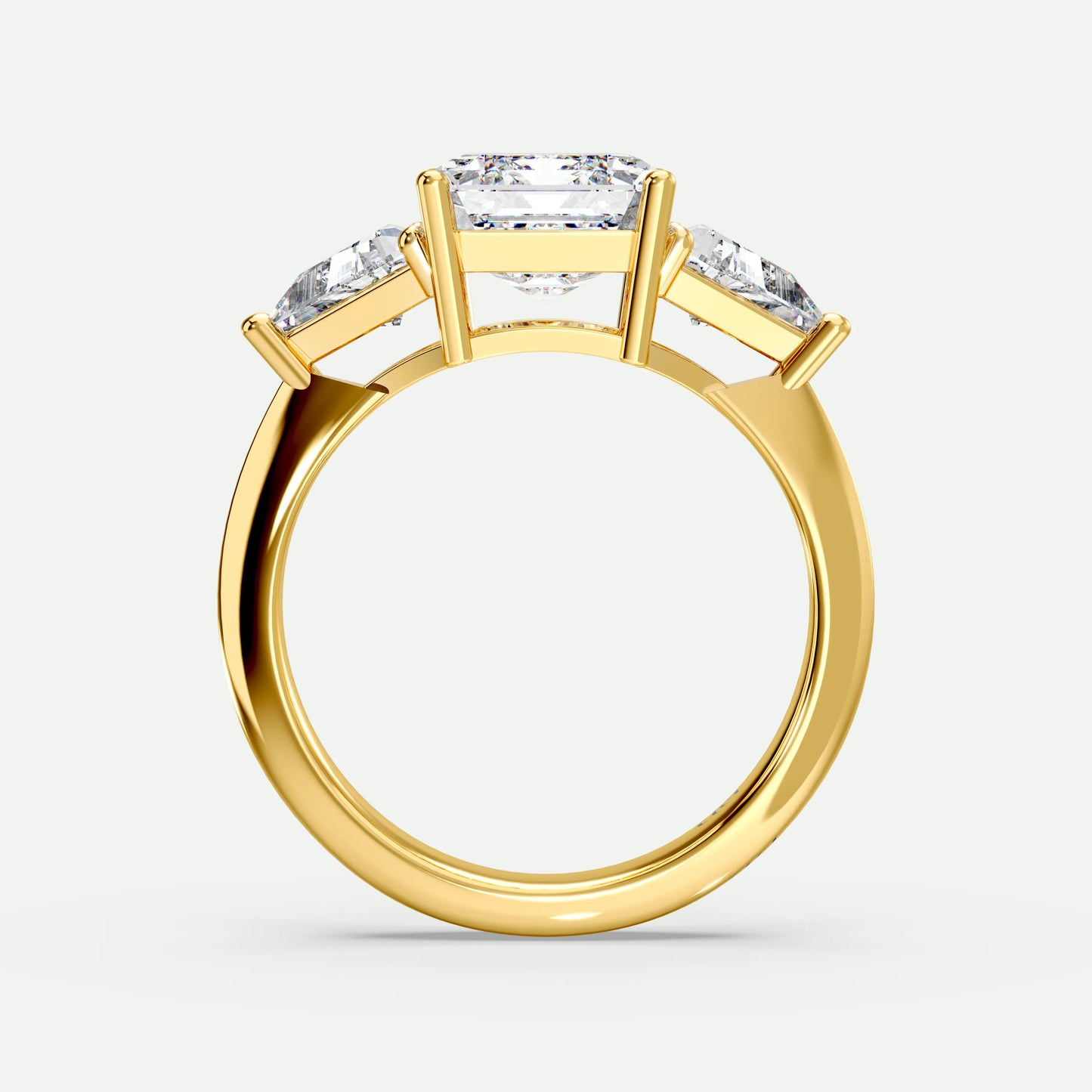 Emerald - Silver (Yellow Gold)