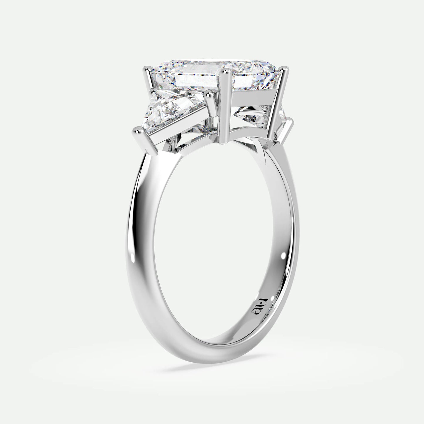 Emerald - Silver (White Gold)