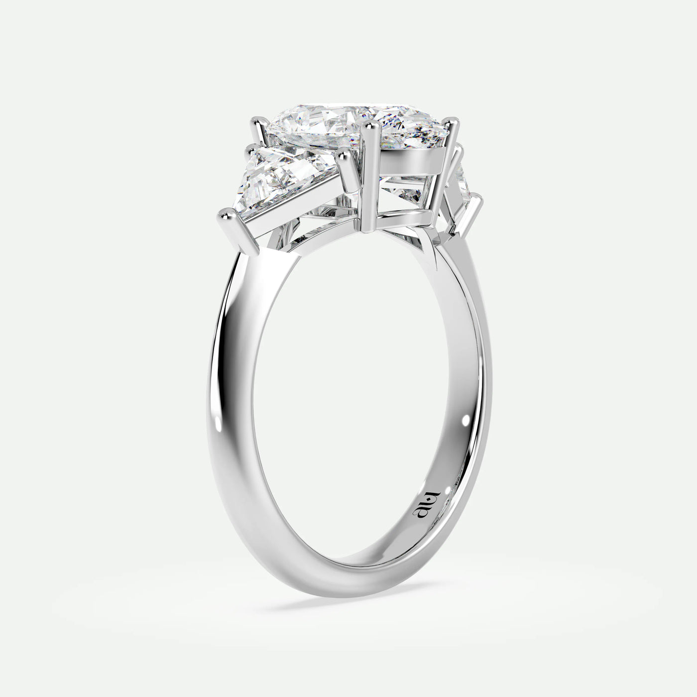 Oval - Silver (White Gold)