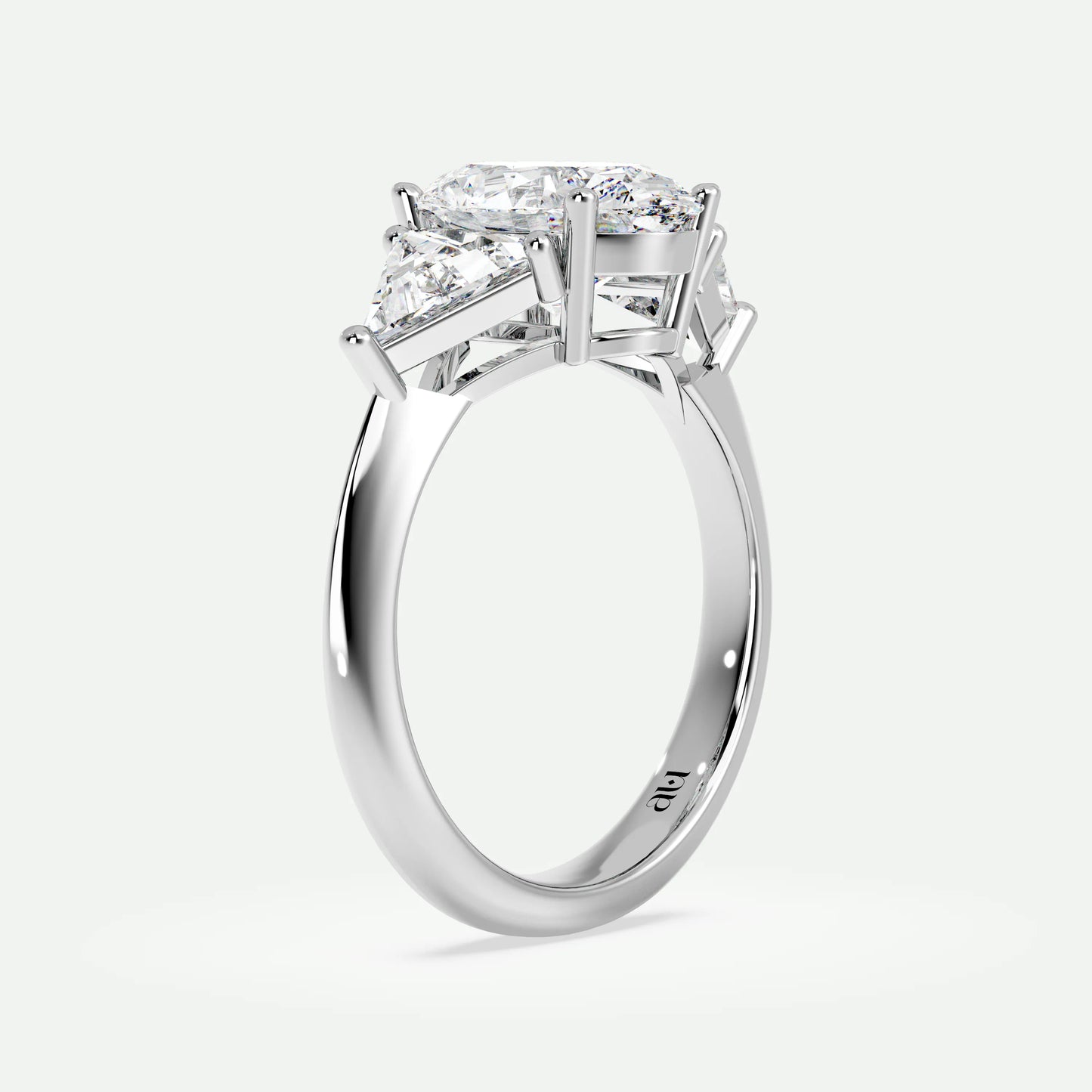 Oval - Silver (White Gold)