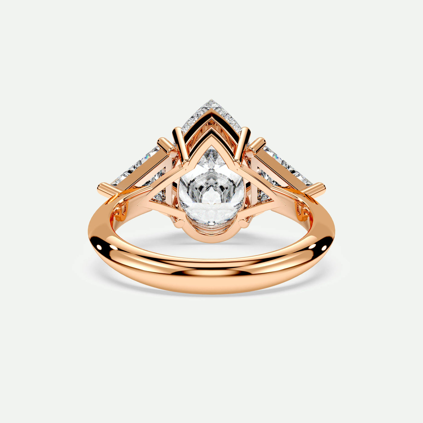 Pear - Silver (Rose Gold)