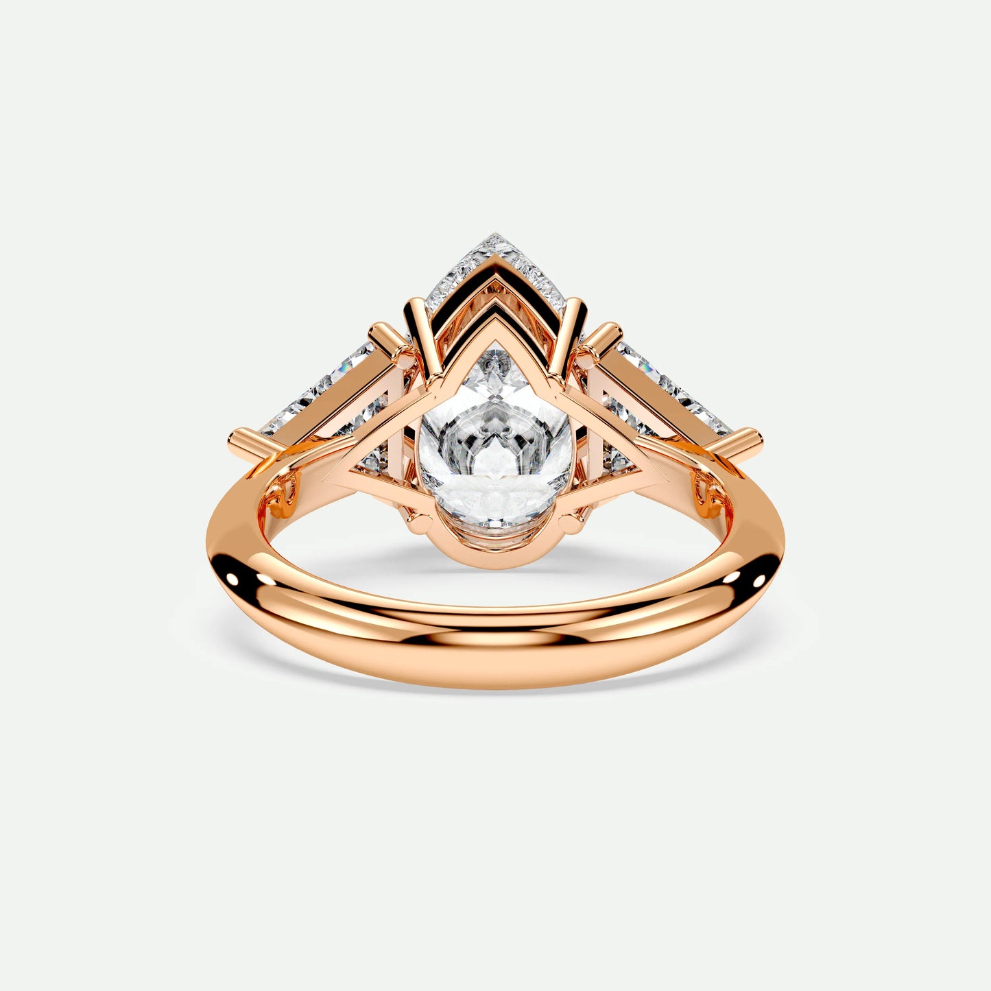 Pear - Silver (Rose Gold)