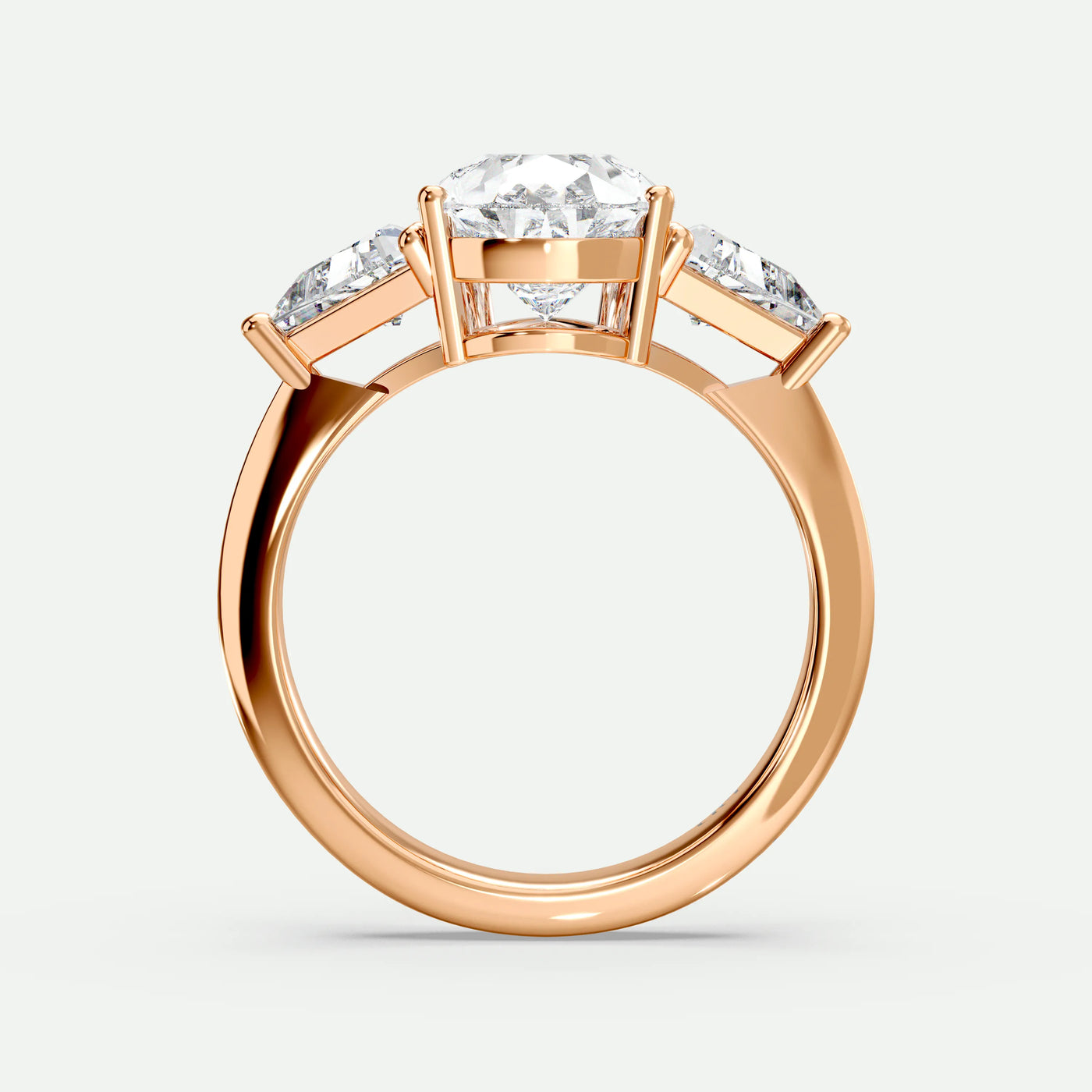 Pear - Silver (Rose Gold)
