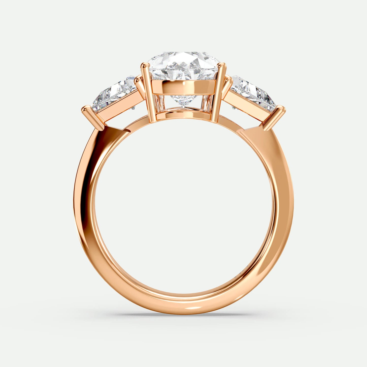 Pear - Silver (Rose Gold)