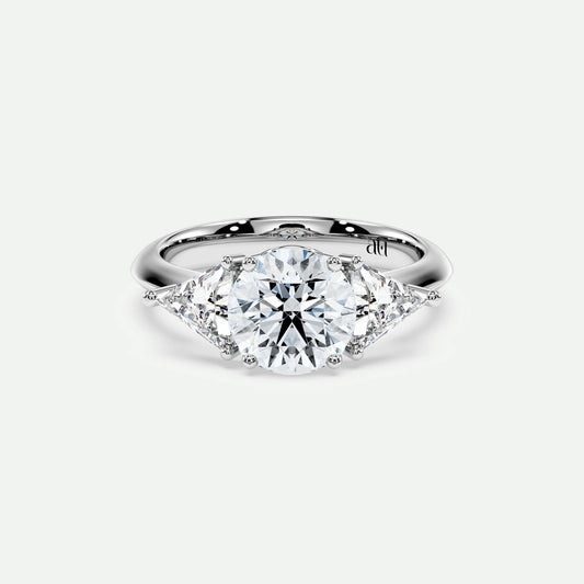 Round - Silver (White Gold)