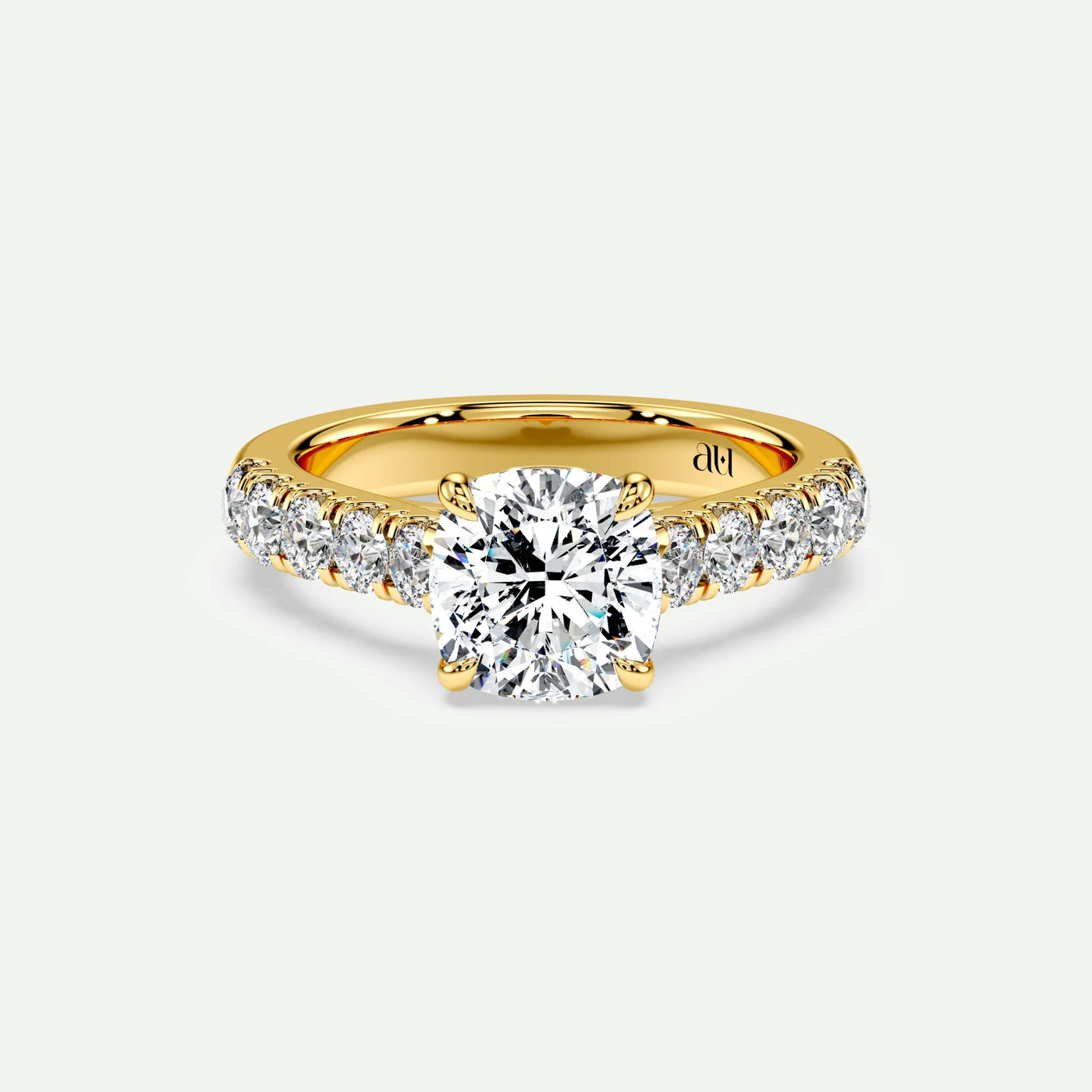 Cushion - Silver (Yellow Gold)
