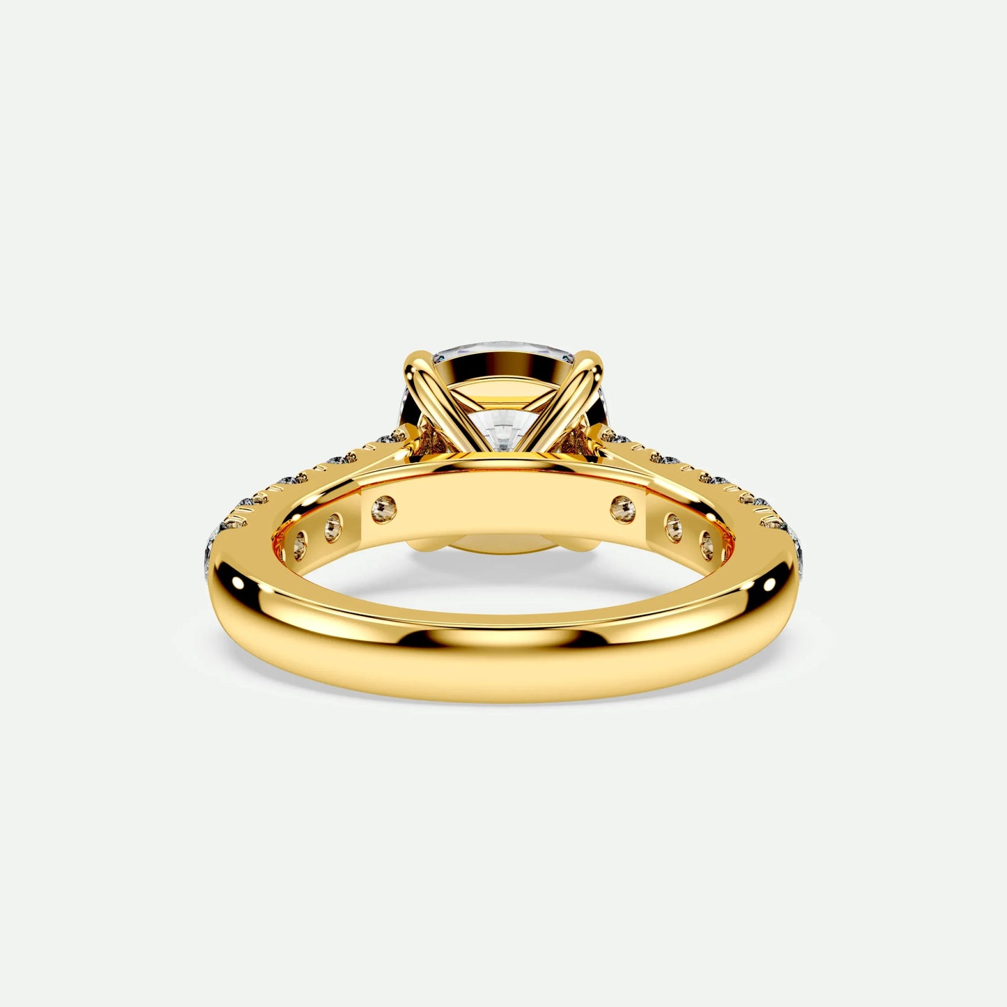 Cushion - Silver (Yellow Gold)
