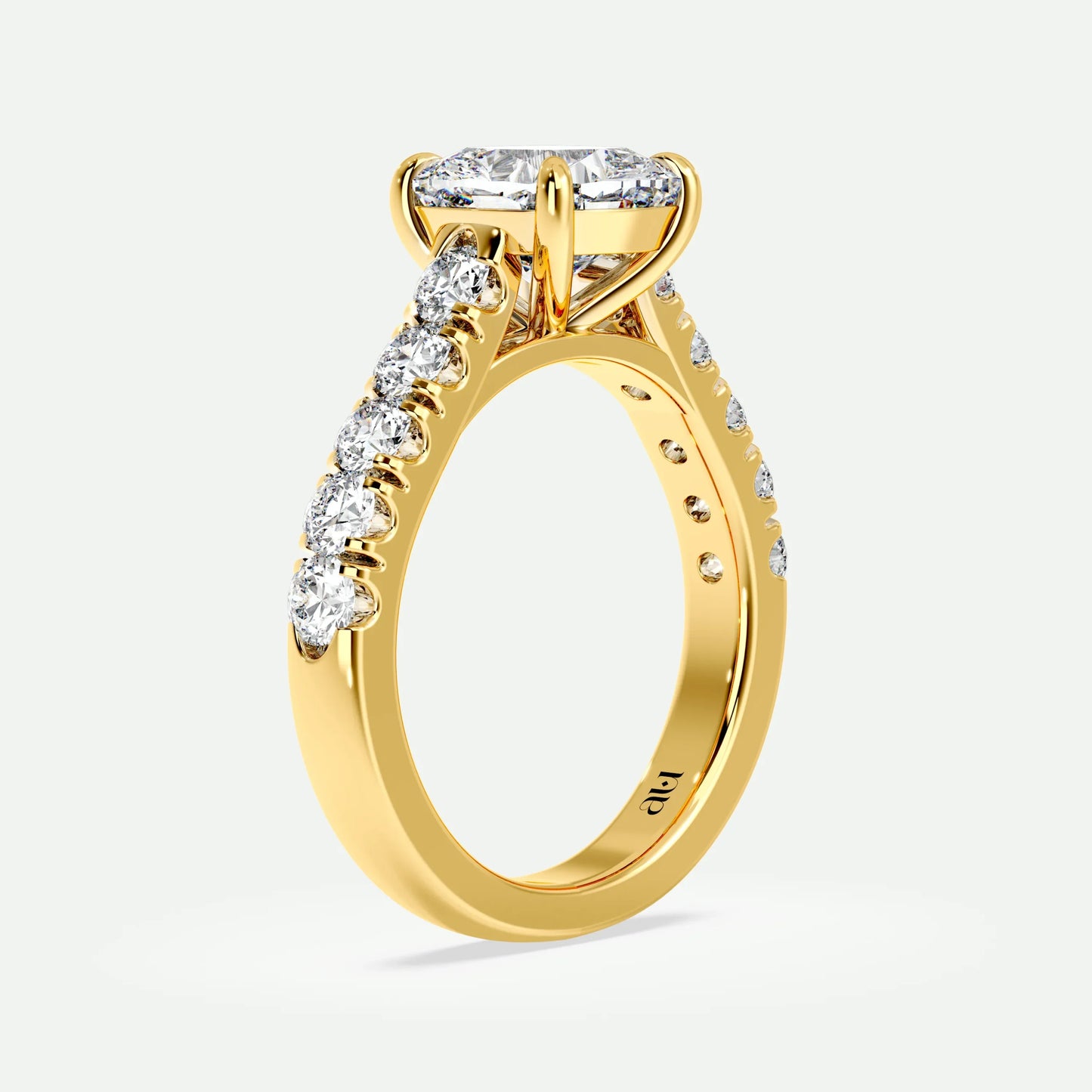 Cushion - Silver (Yellow Gold)