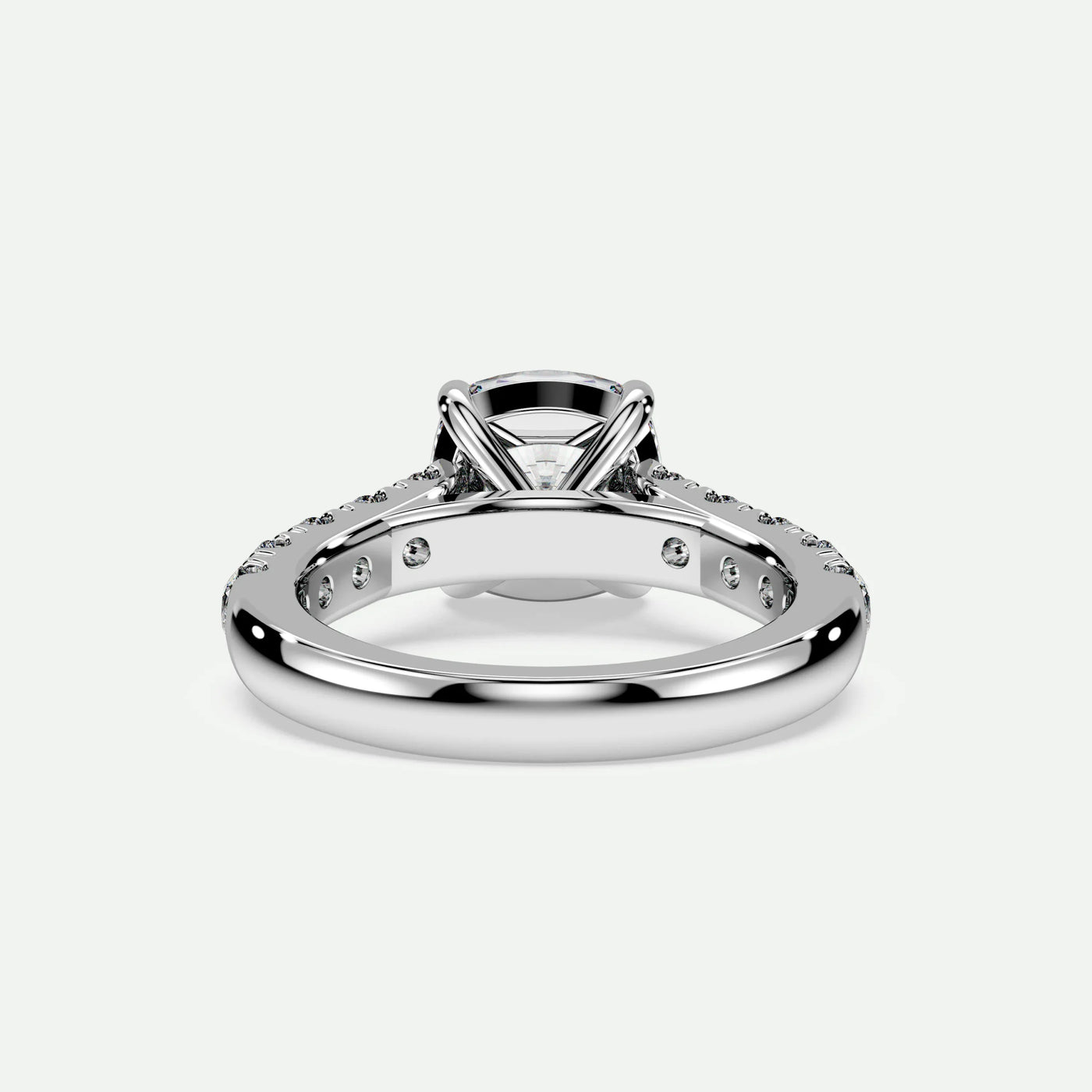 Cushion - Silver (White Gold)