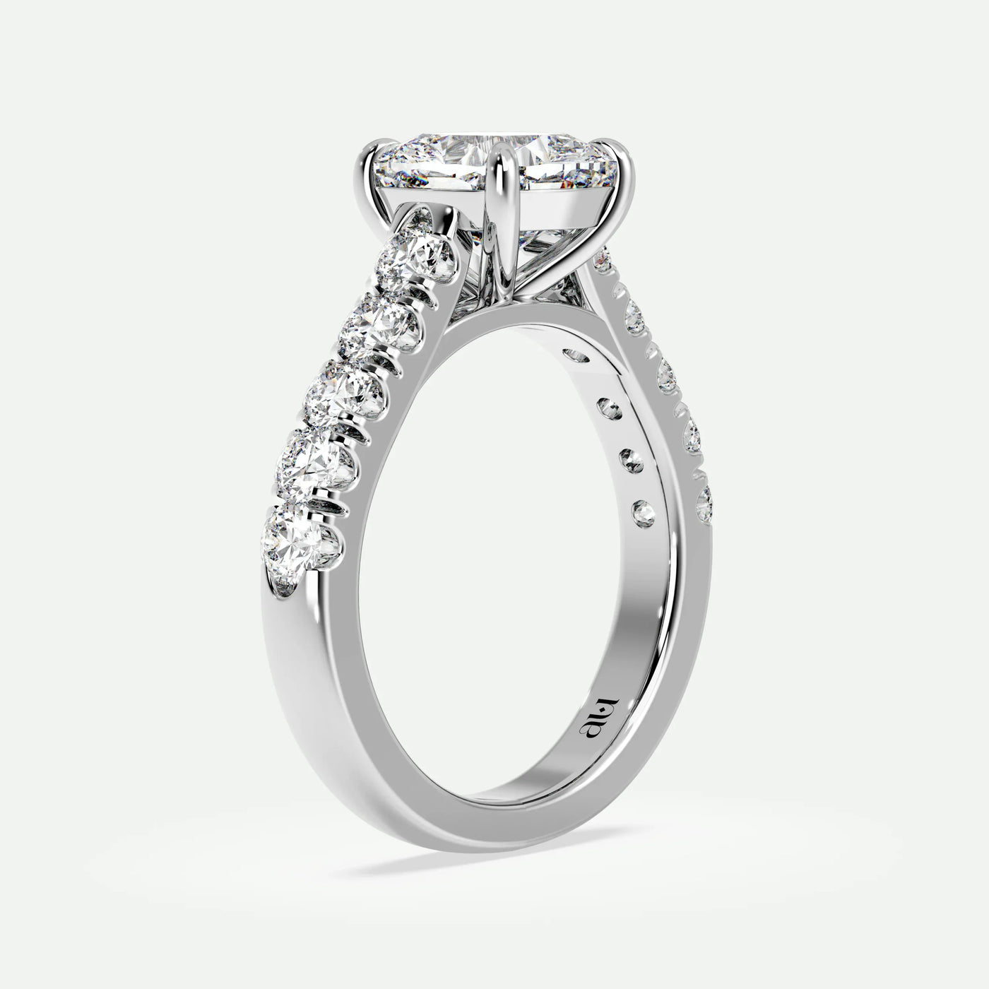 Cushion - Silver (White Gold)