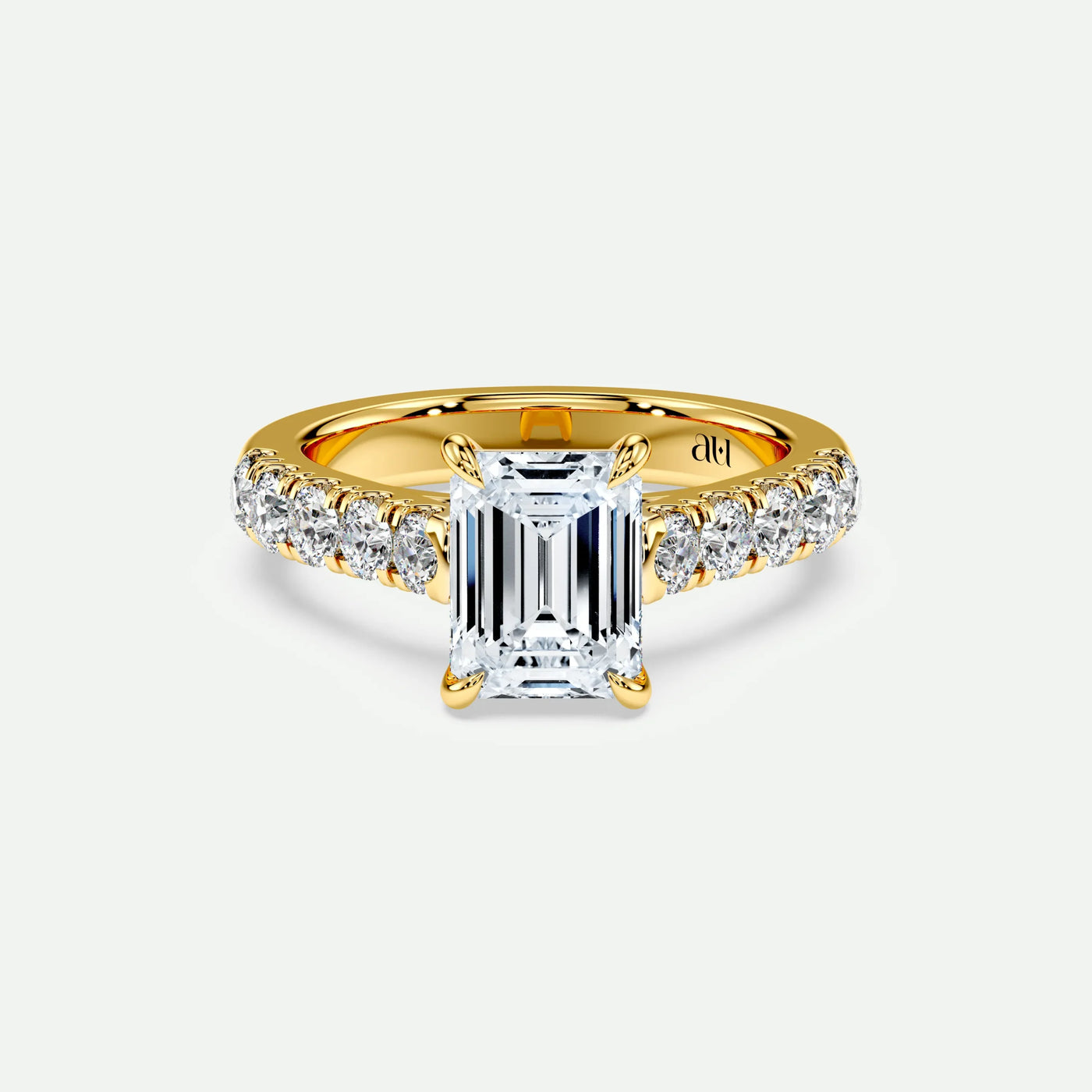 Emerald - Silver (Yellow Gold)