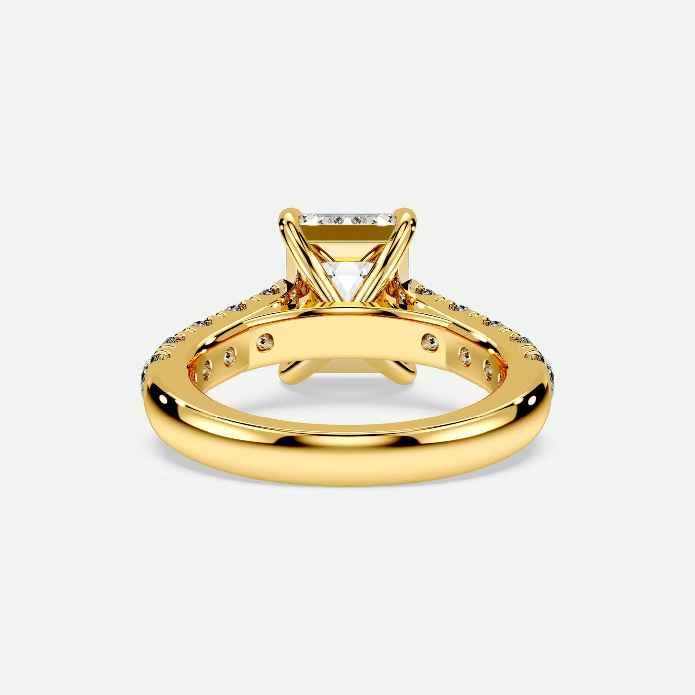 Emerald - Silver (Yellow Gold)