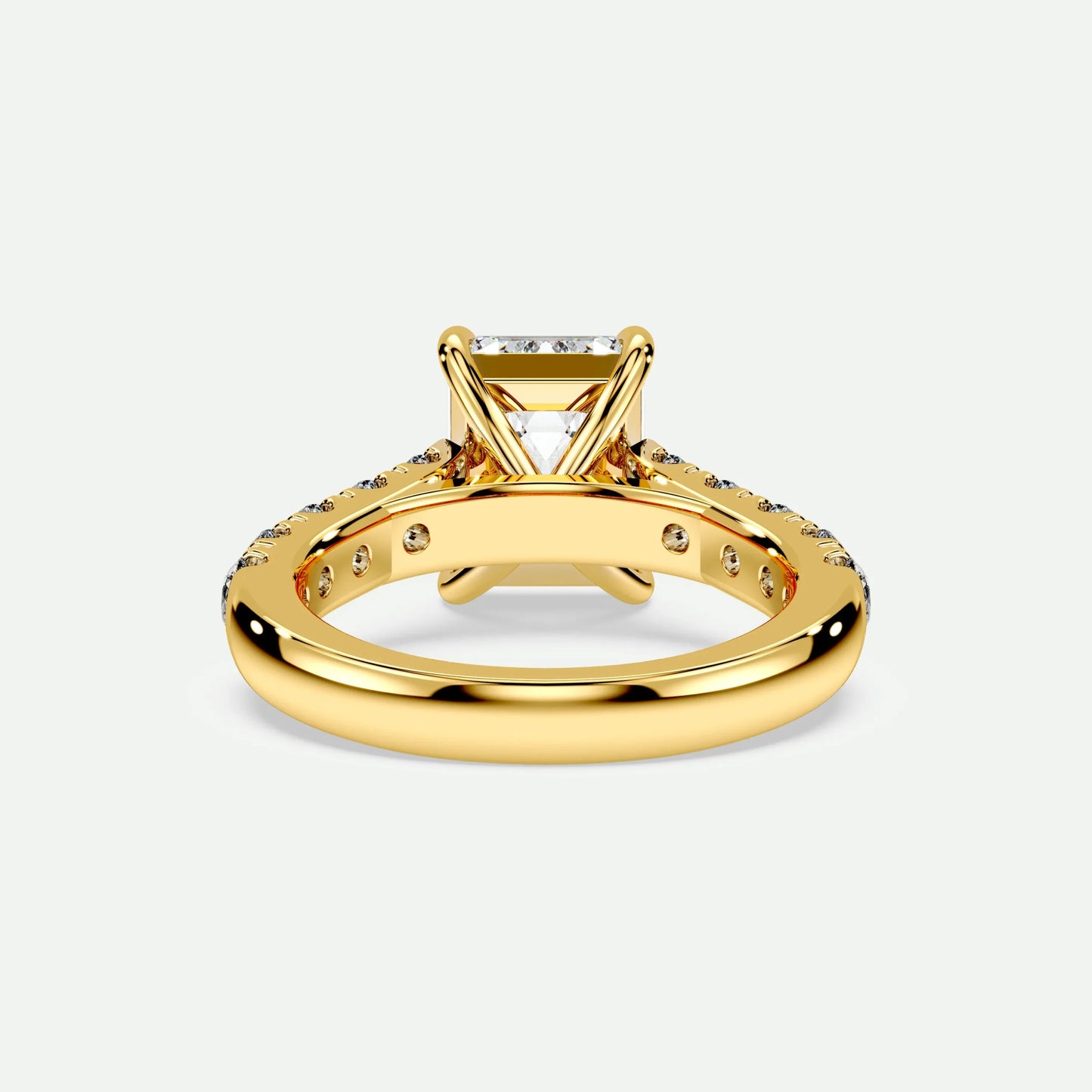 Emerald - Silver (Yellow Gold)