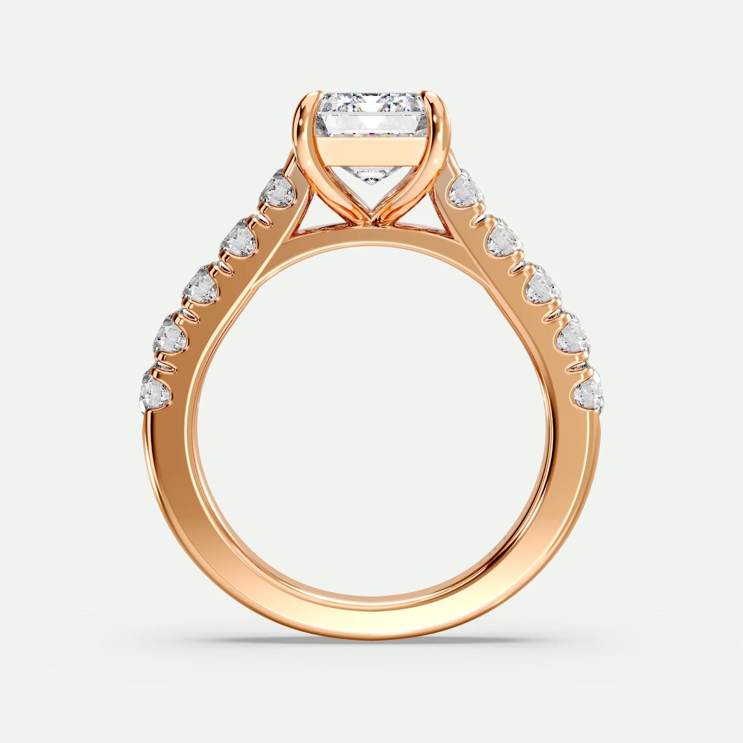 Emerald - Silver (Rose Gold)