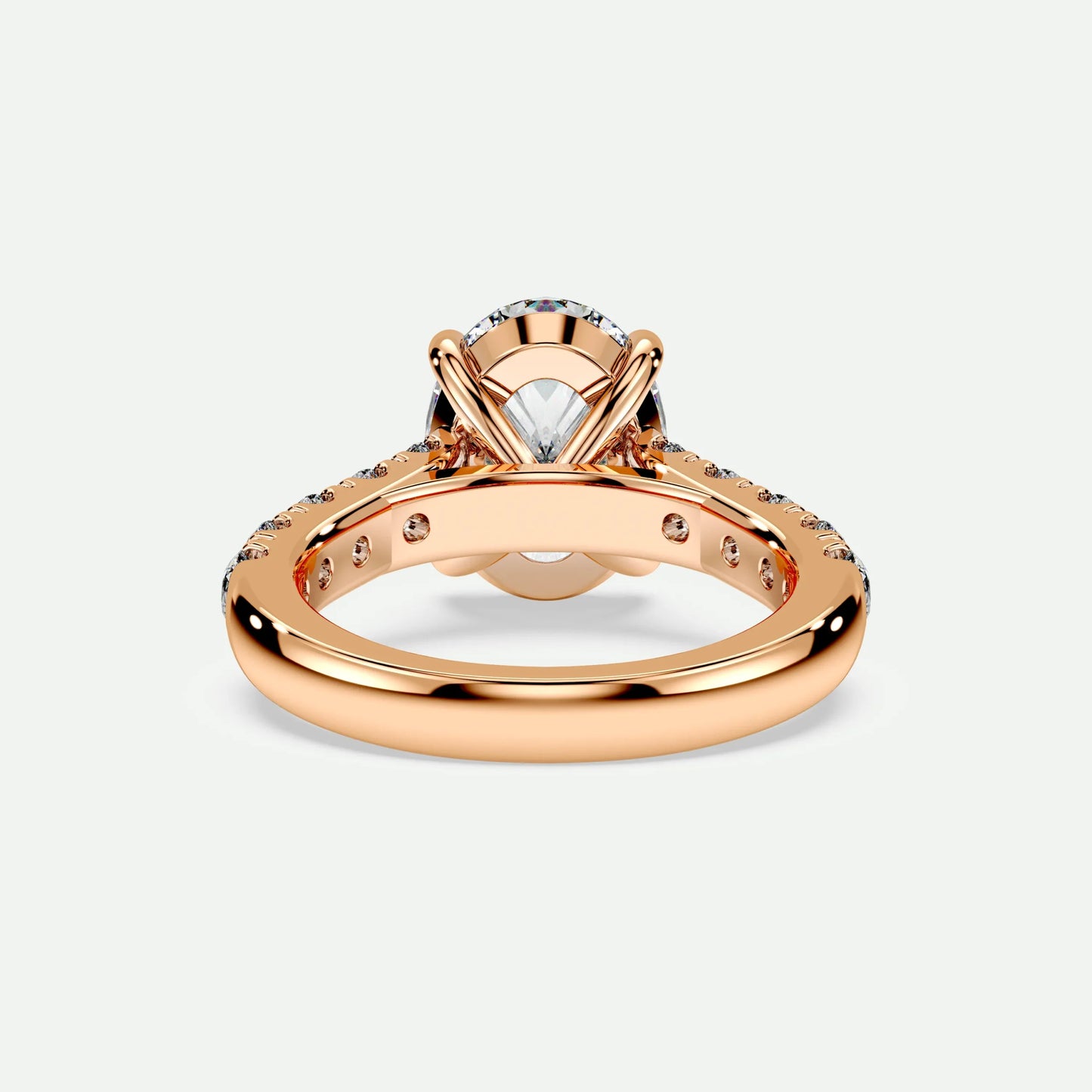 Oval - Silver (Rose Gold)