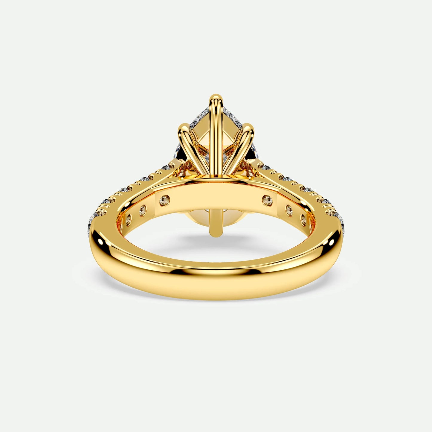 Pear - Silver (Yellow Gold)