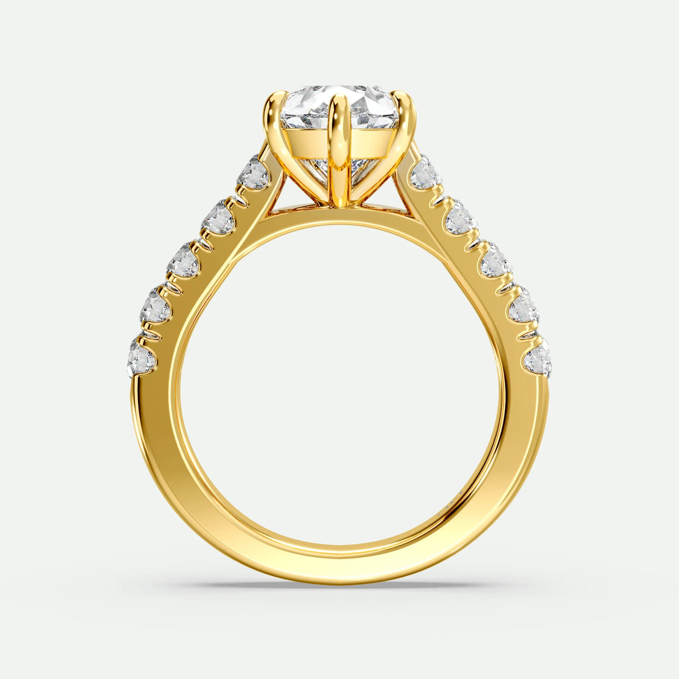 Pear - Silver (Yellow Gold)