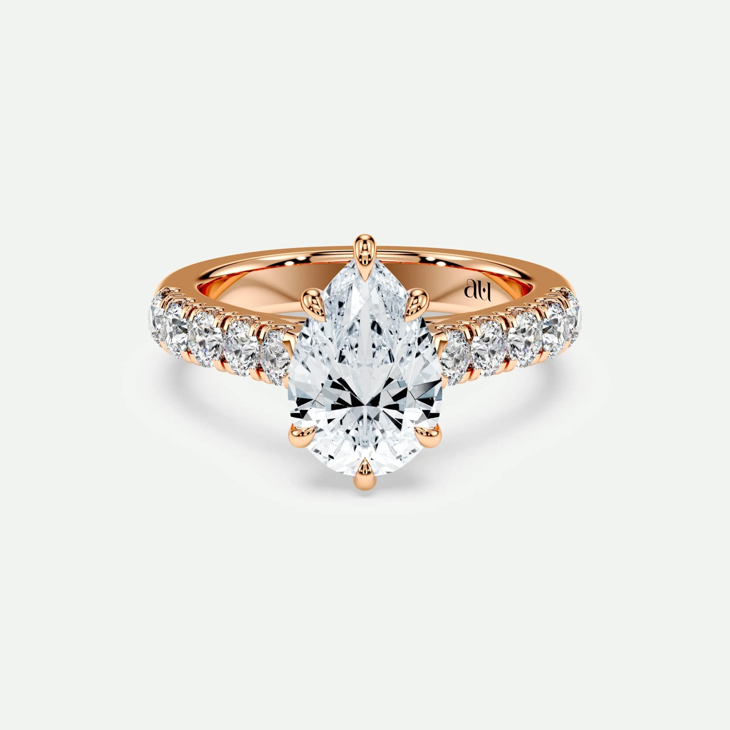 Pear - Silver (Rose Gold)