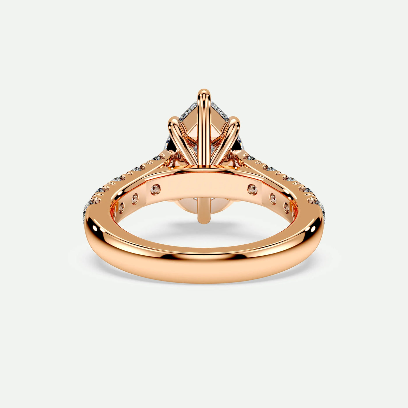 Pear - Silver (Rose Gold)