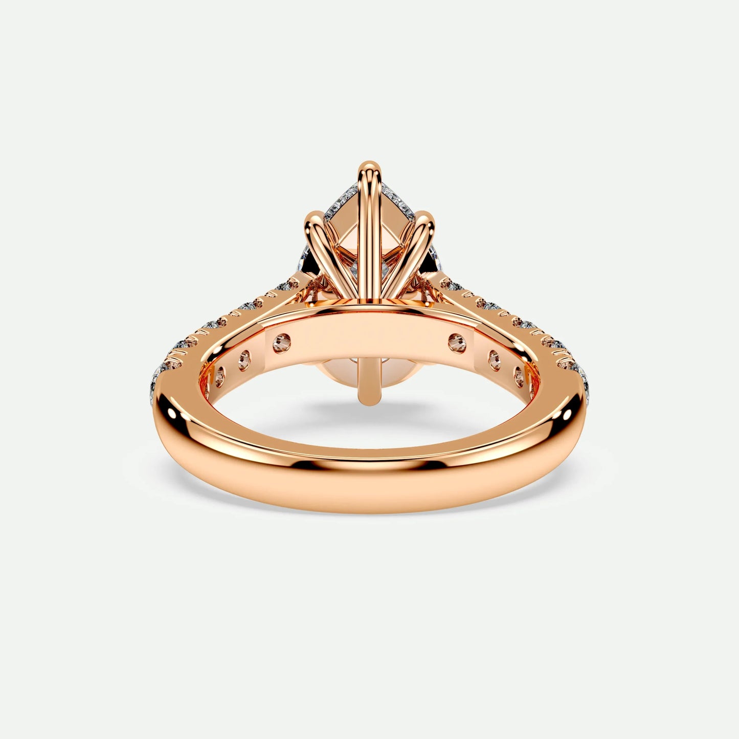 Pear - Silver (Rose Gold)