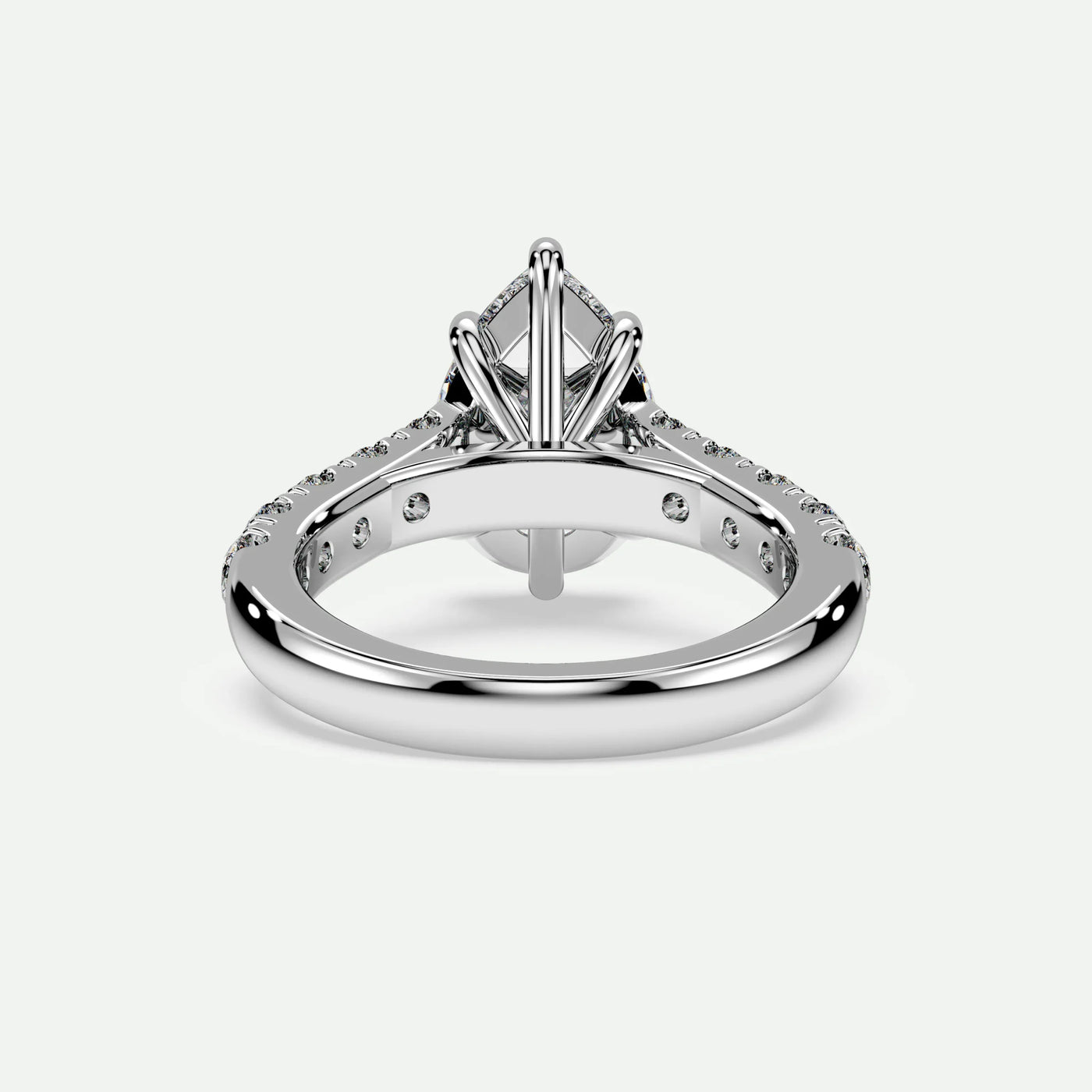 Pear - Silver (White Gold)